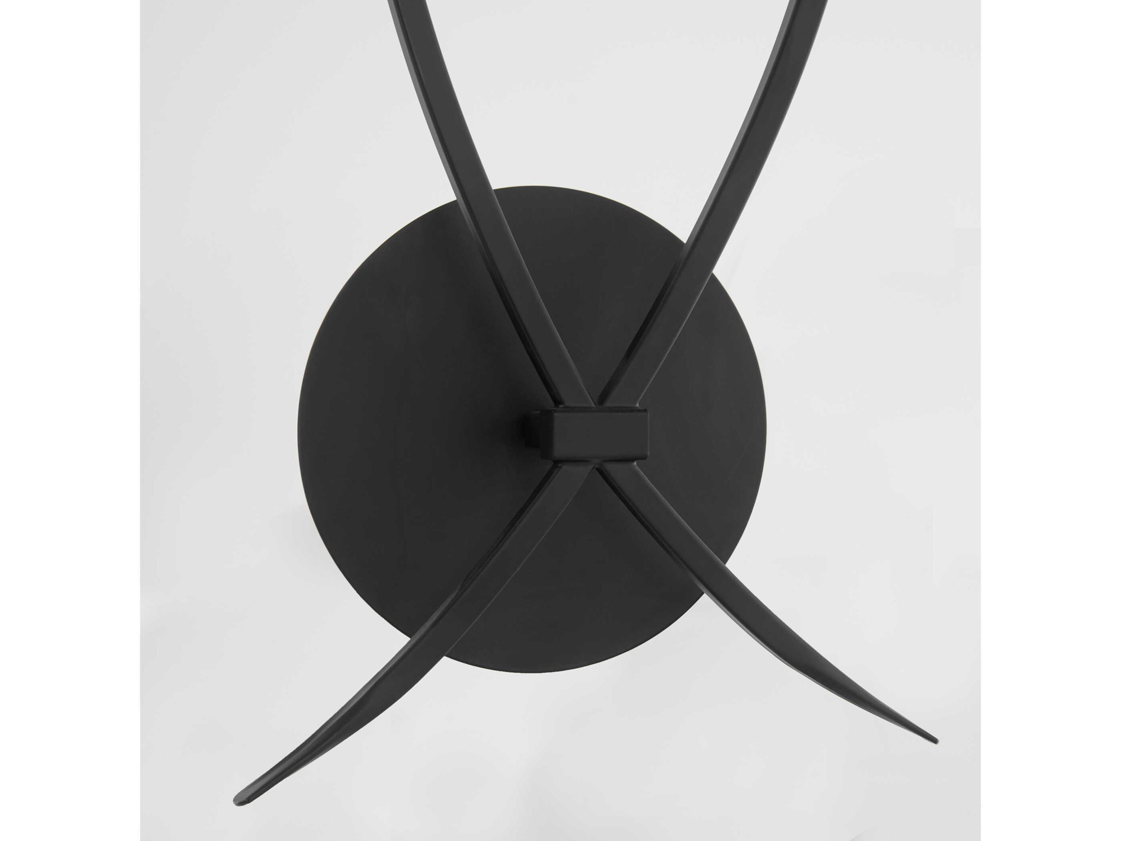 Quorum Majesty 2-Light Matte Black Vanity Light