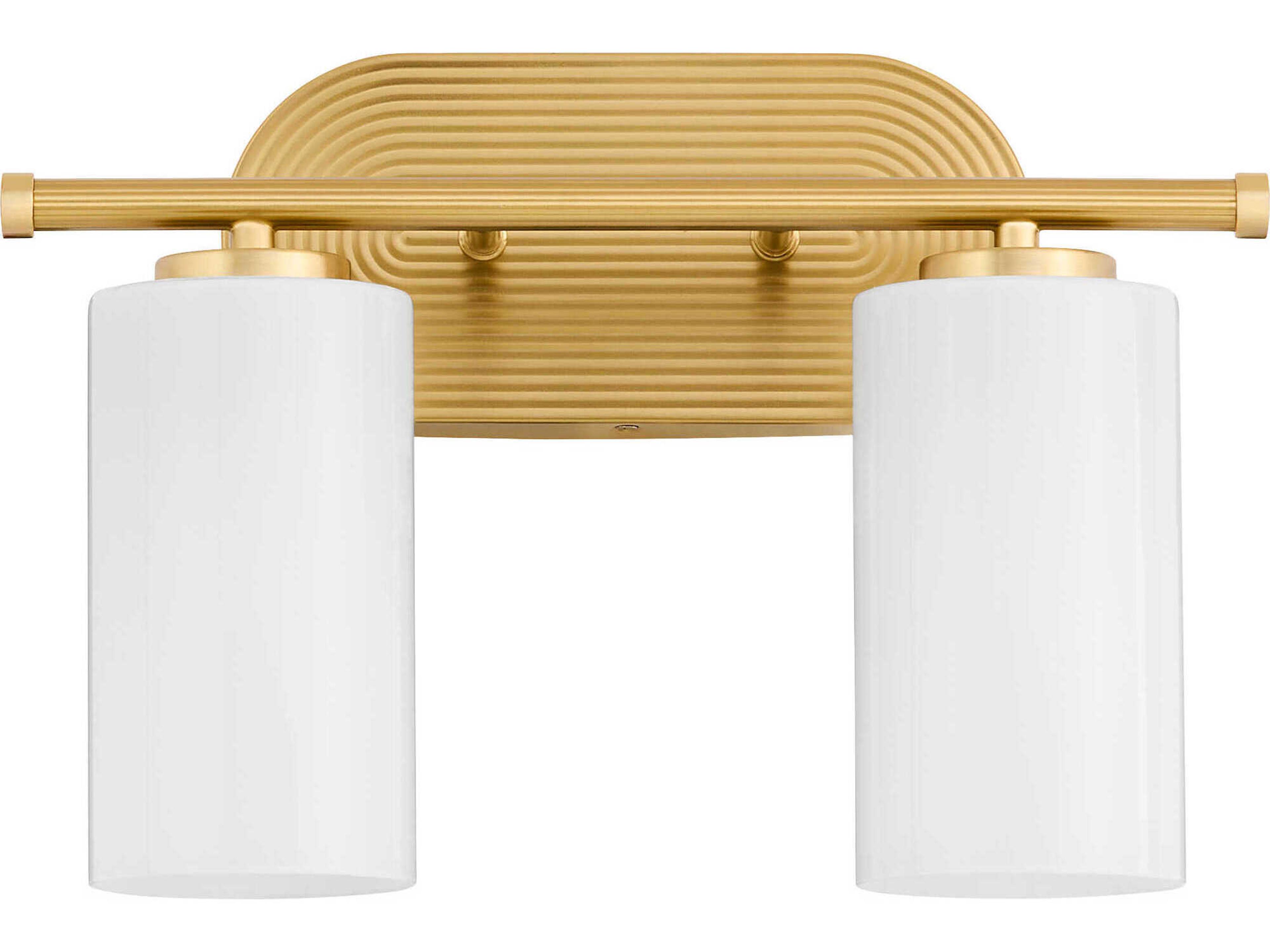 Belinder 2-Light Aged Brass Vanity Light