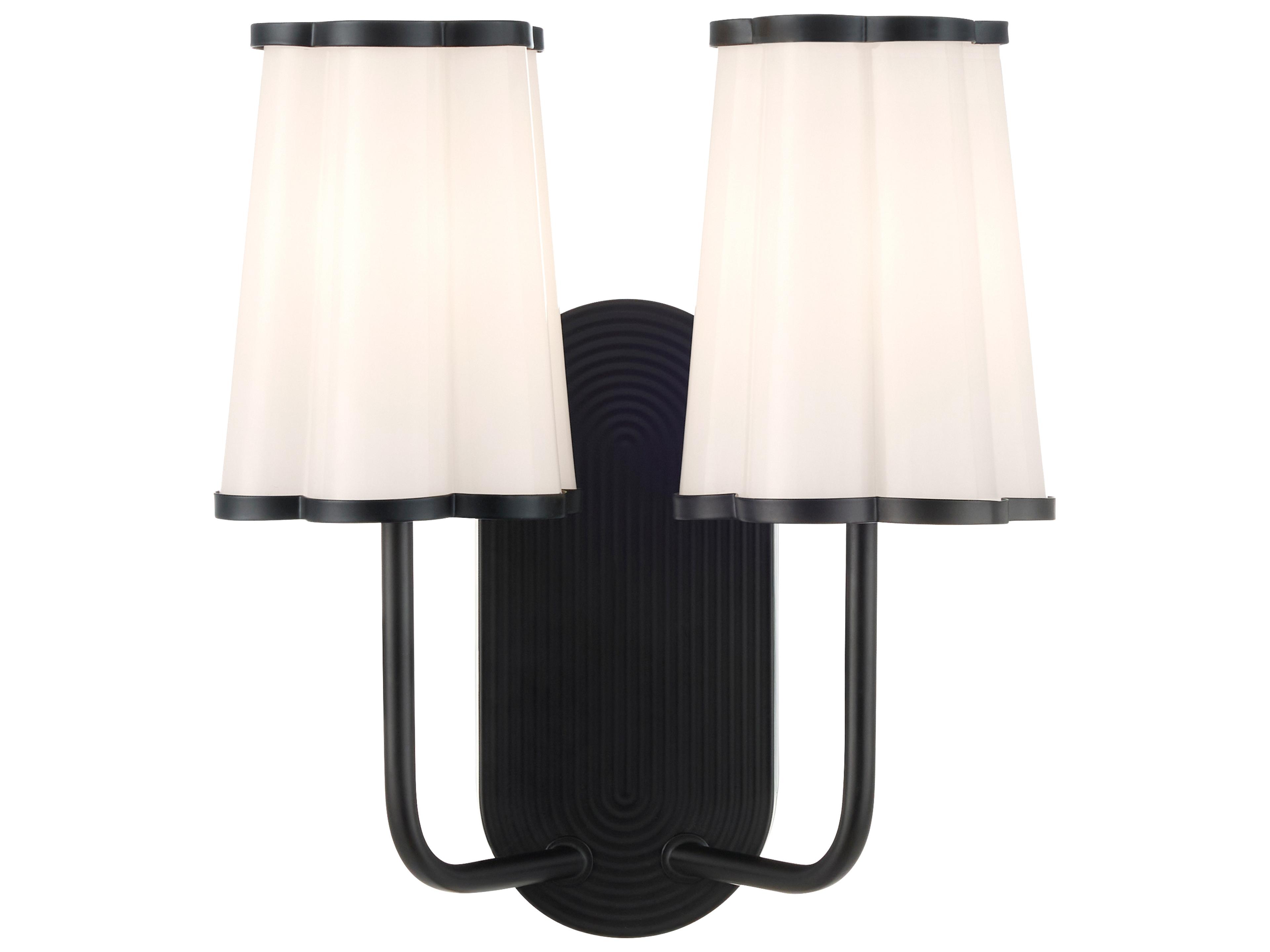 Quorum Belinder Matte Black Vanity Light