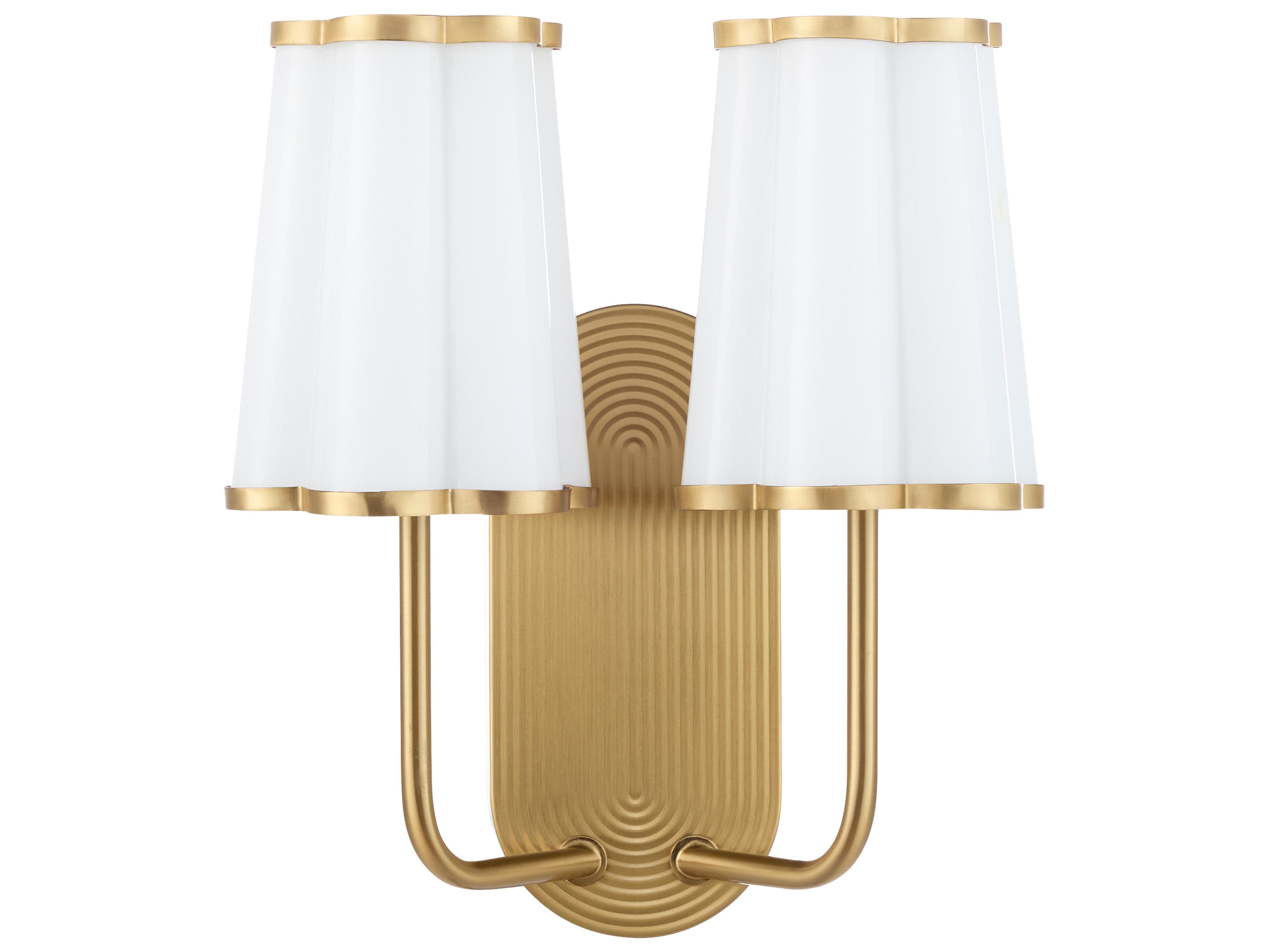 Belinder Aged Brass Vanity Light