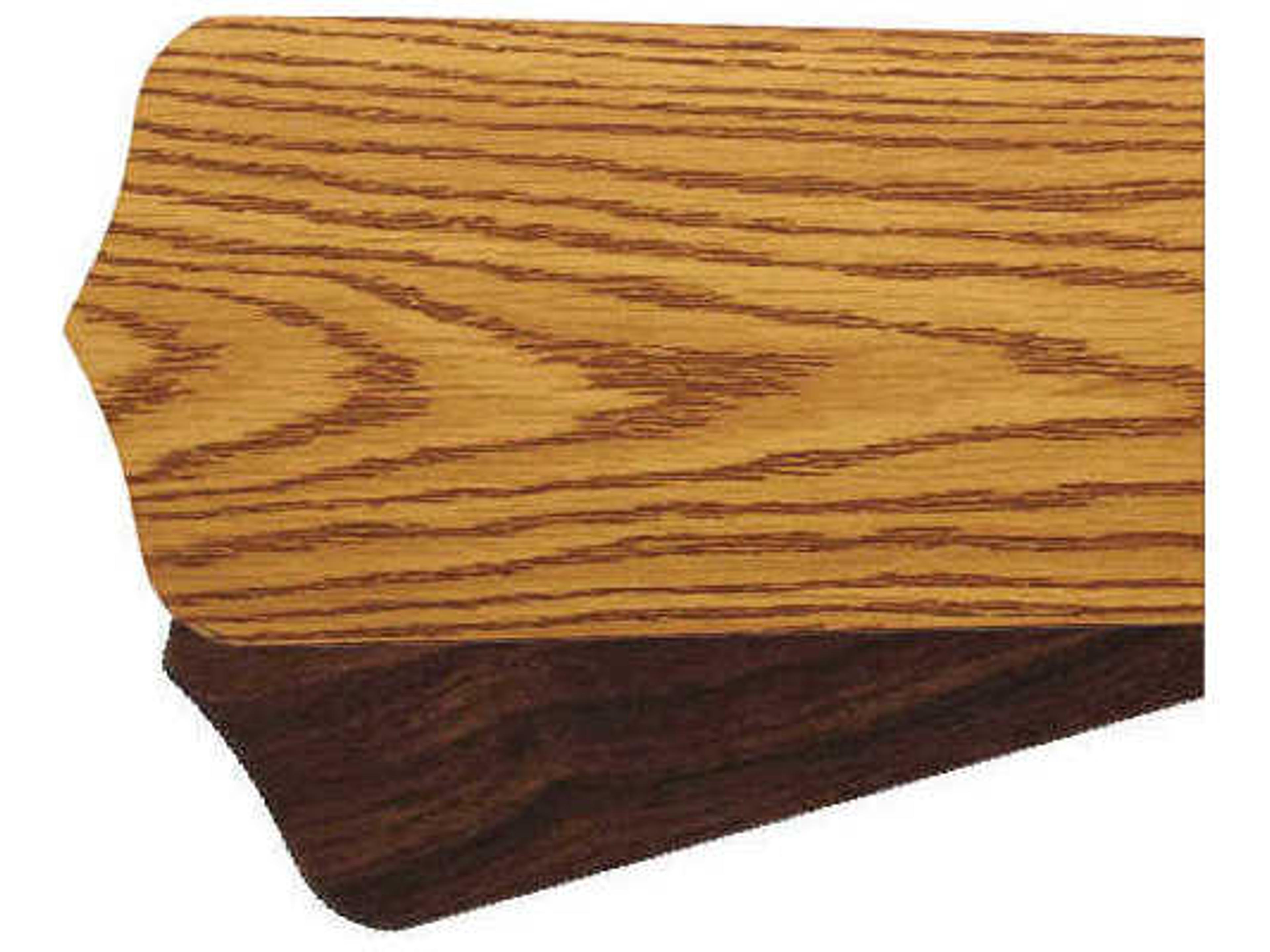 Medium Oak / Walnut Fan Blade Set of 5