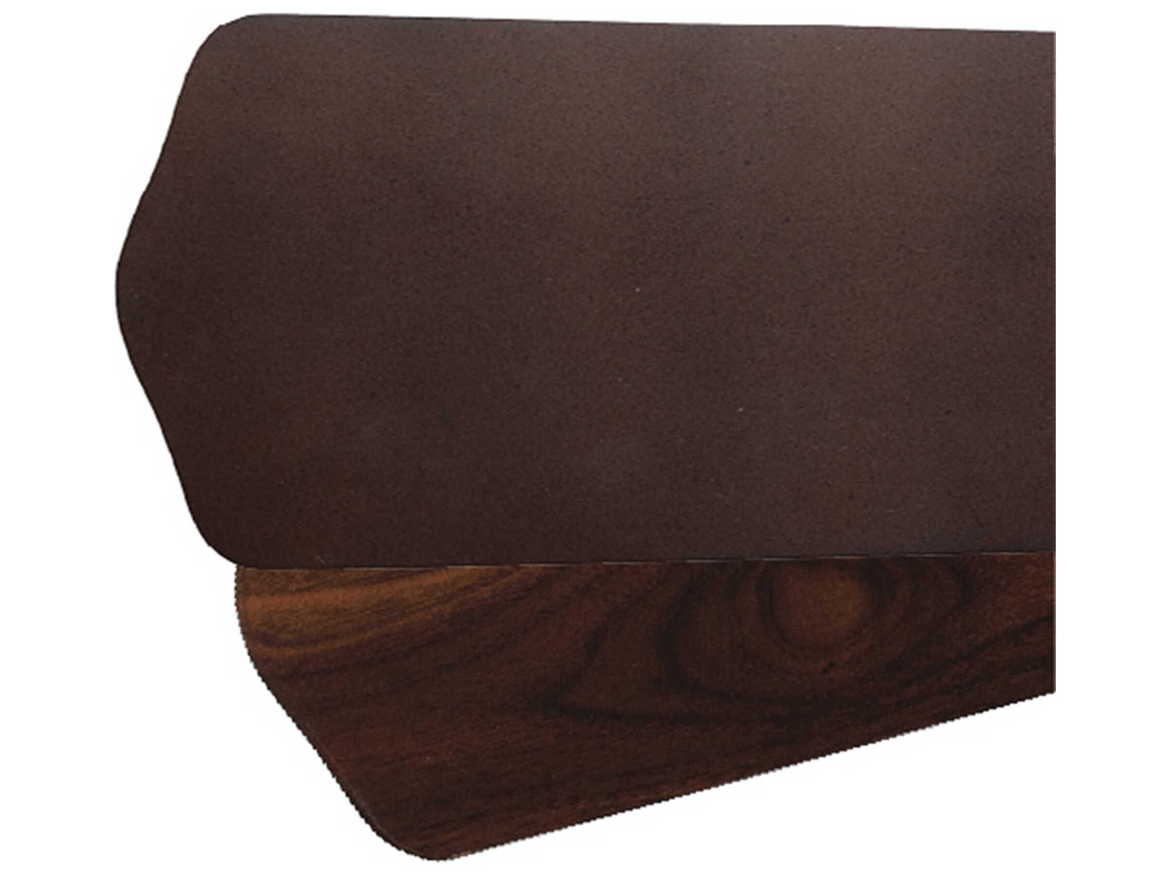 Oiled Bronze / Walnut Fan Blade Set of 5