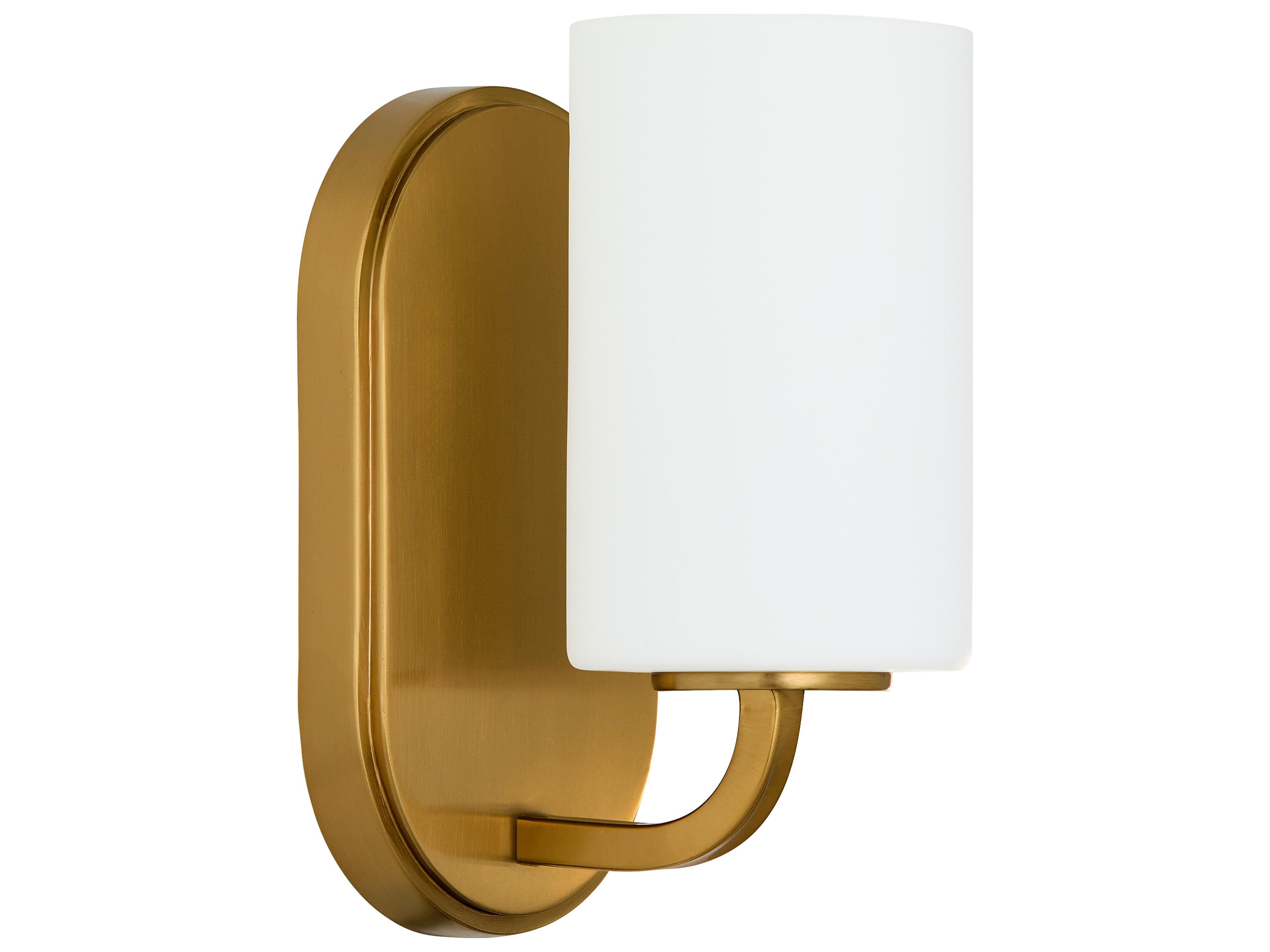 Rutherford 1-Light Brushed Brass Wall Sconce