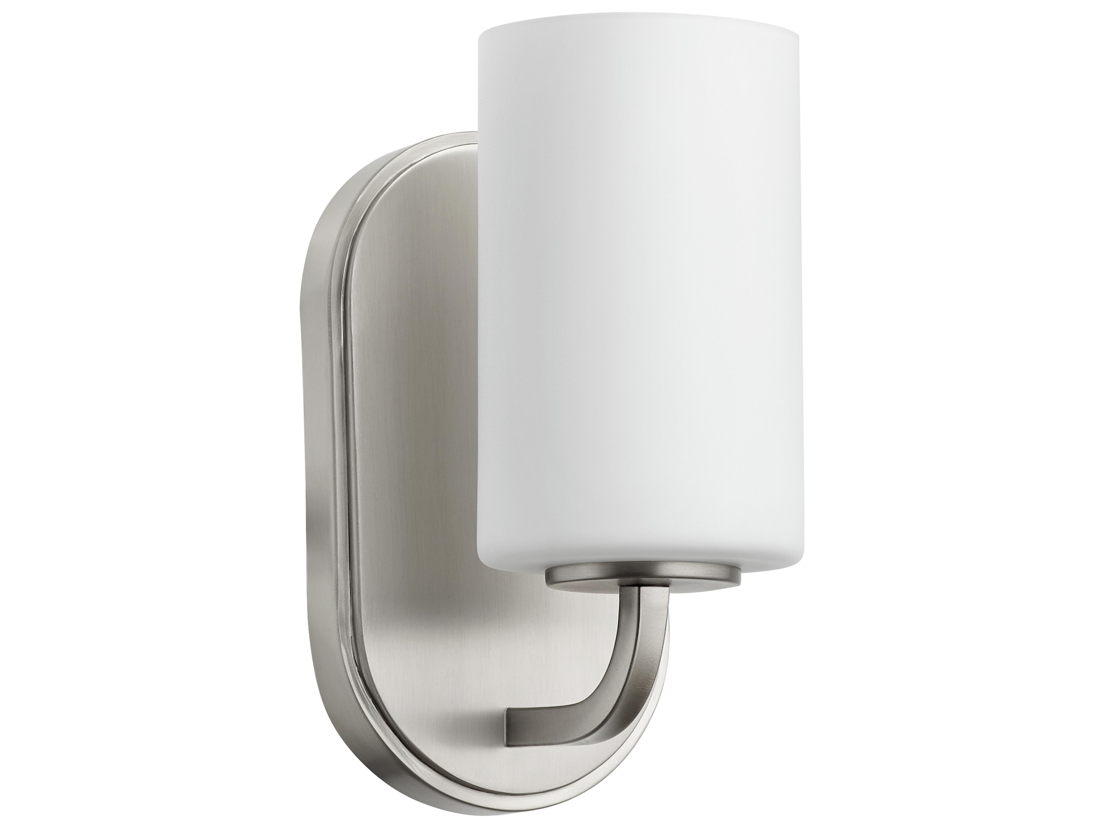Rutherford 1-Light Satin Nickel Wall Sconce