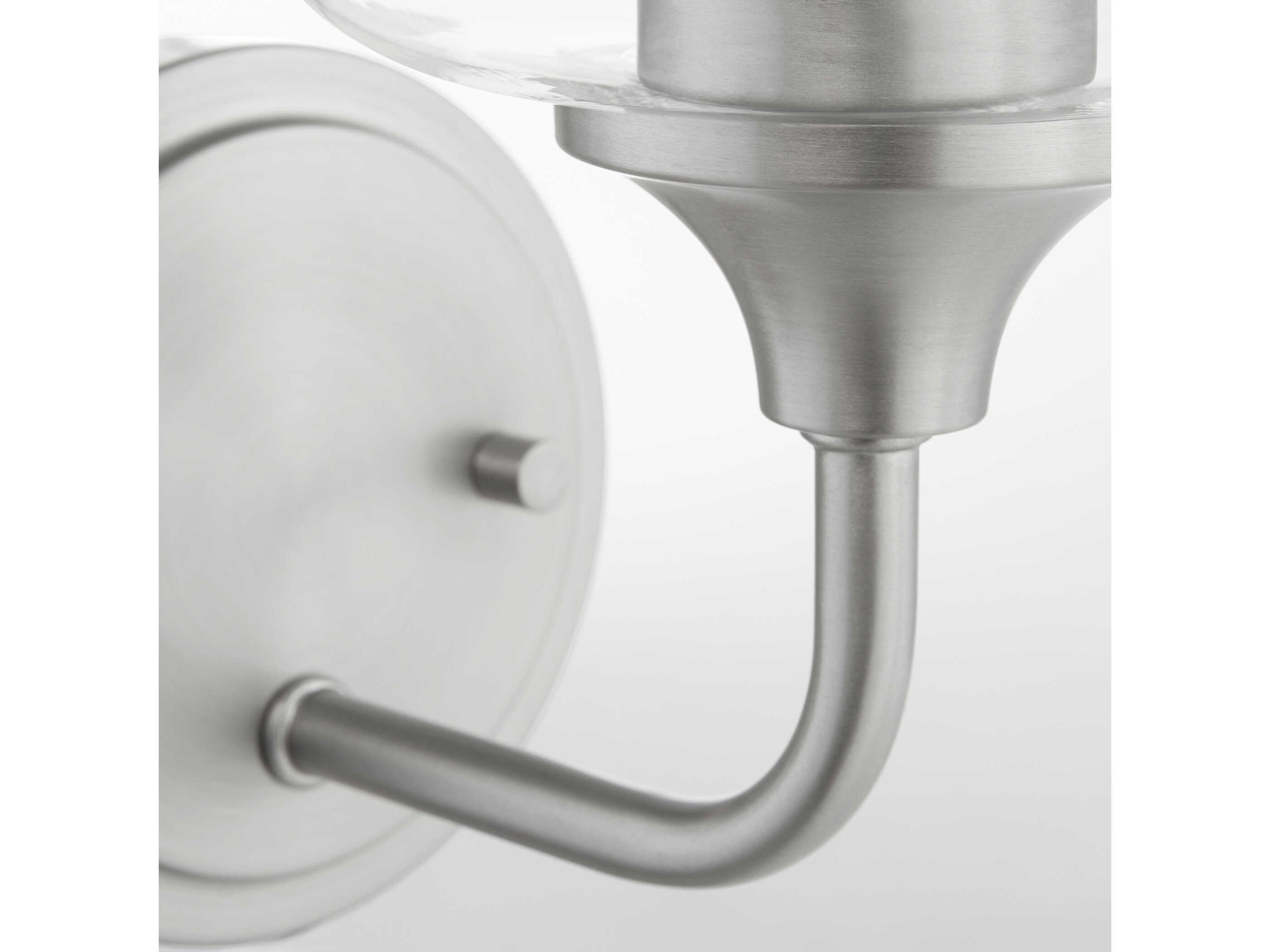 Quorum Raymond 1-Light Satin Nickel Wall Sconce