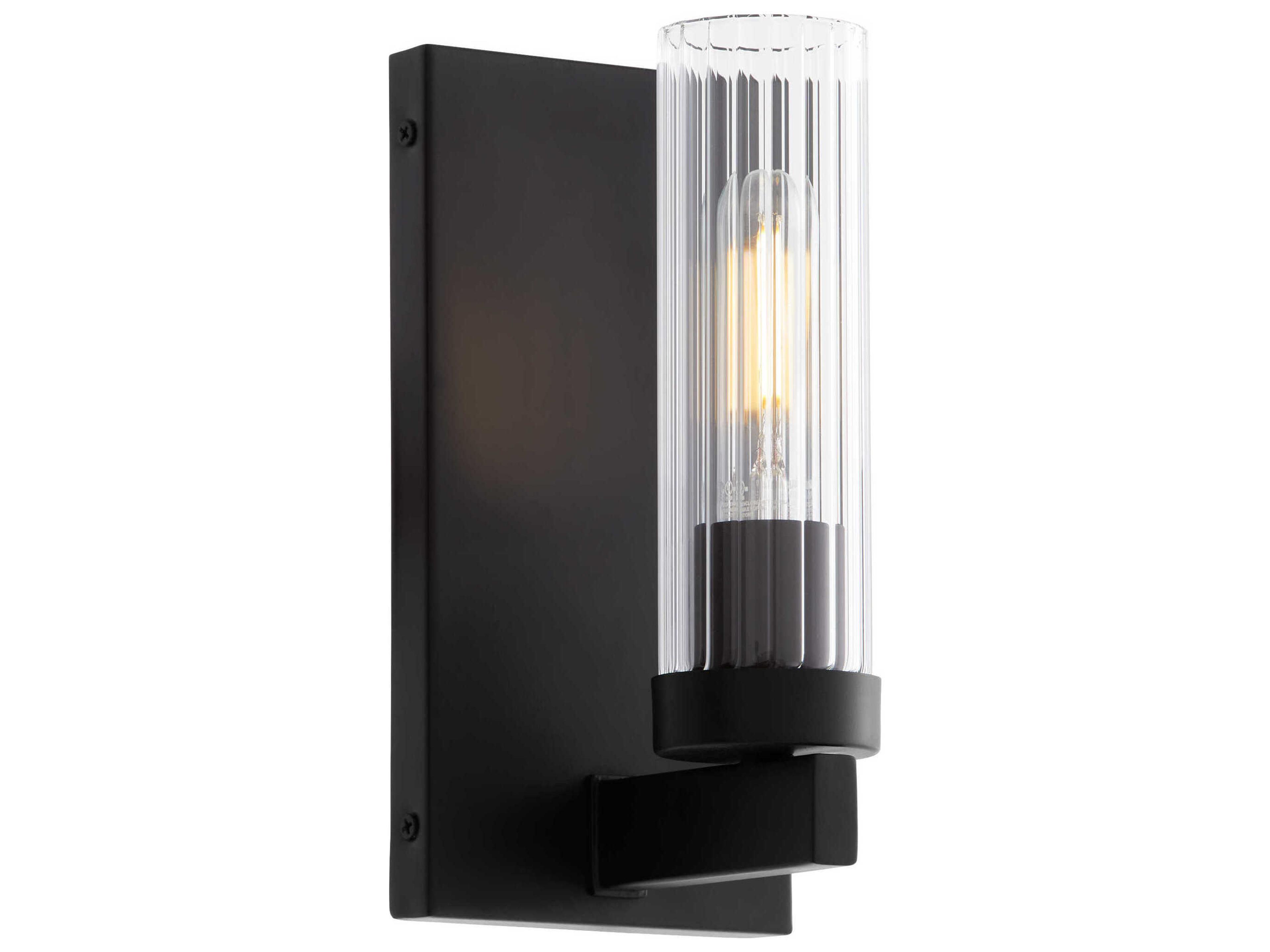 Kilbey 1-Light Matte Black Wall Sconce