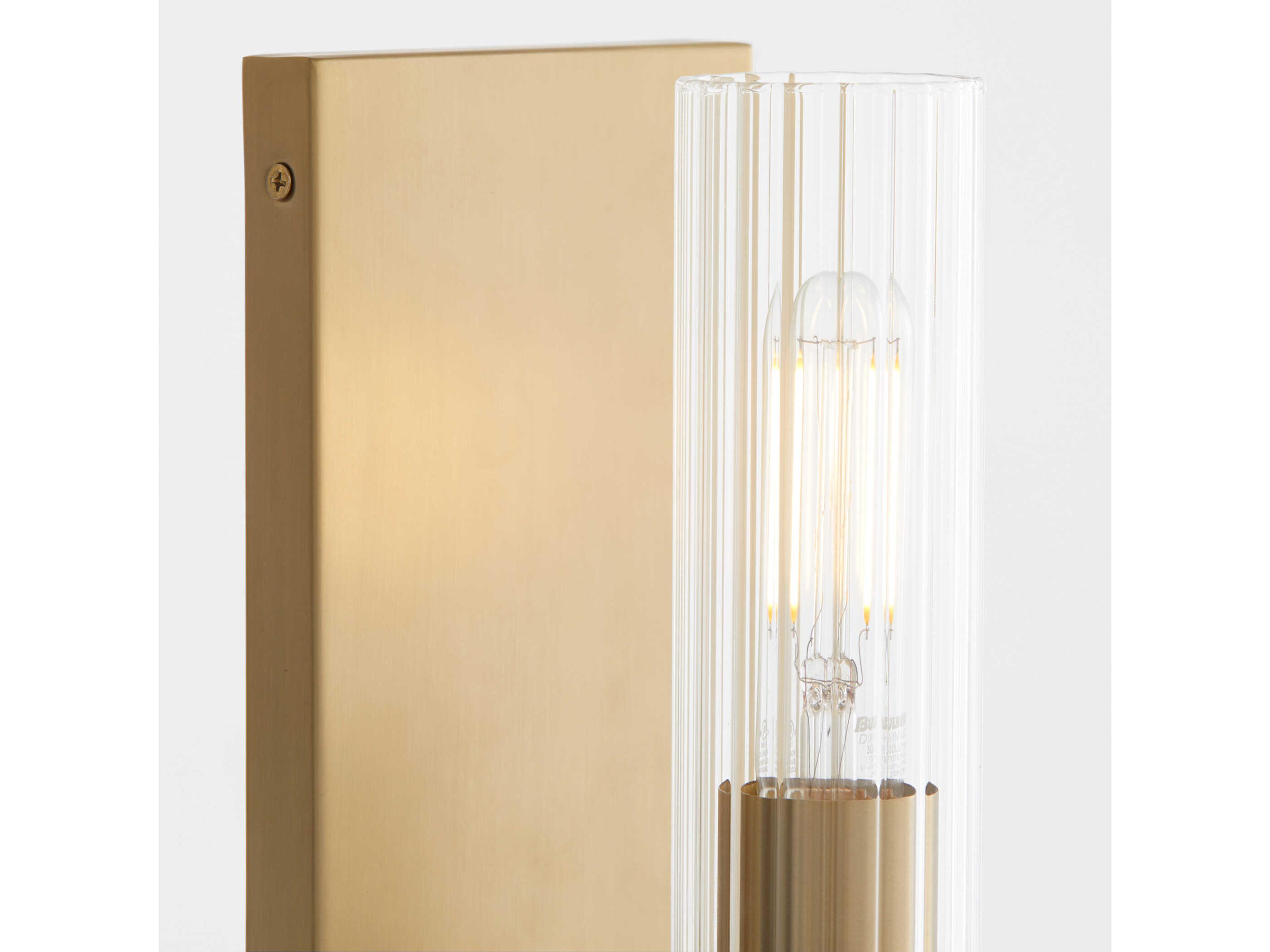 Quorum Kilbey 1-Light Aged Brass Wall Sconce