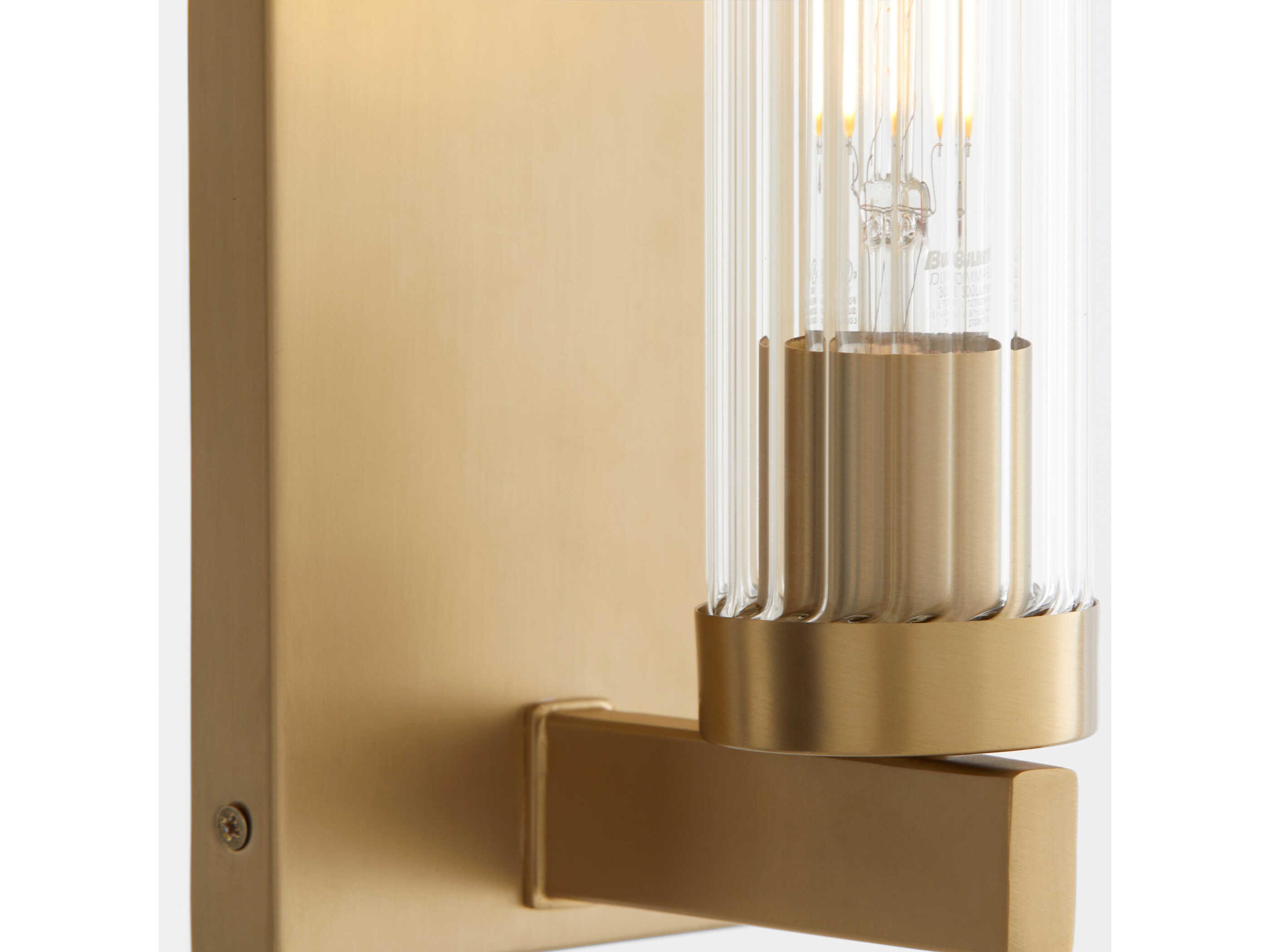 Quorum Kilbey 1-Light Aged Brass Wall Sconce