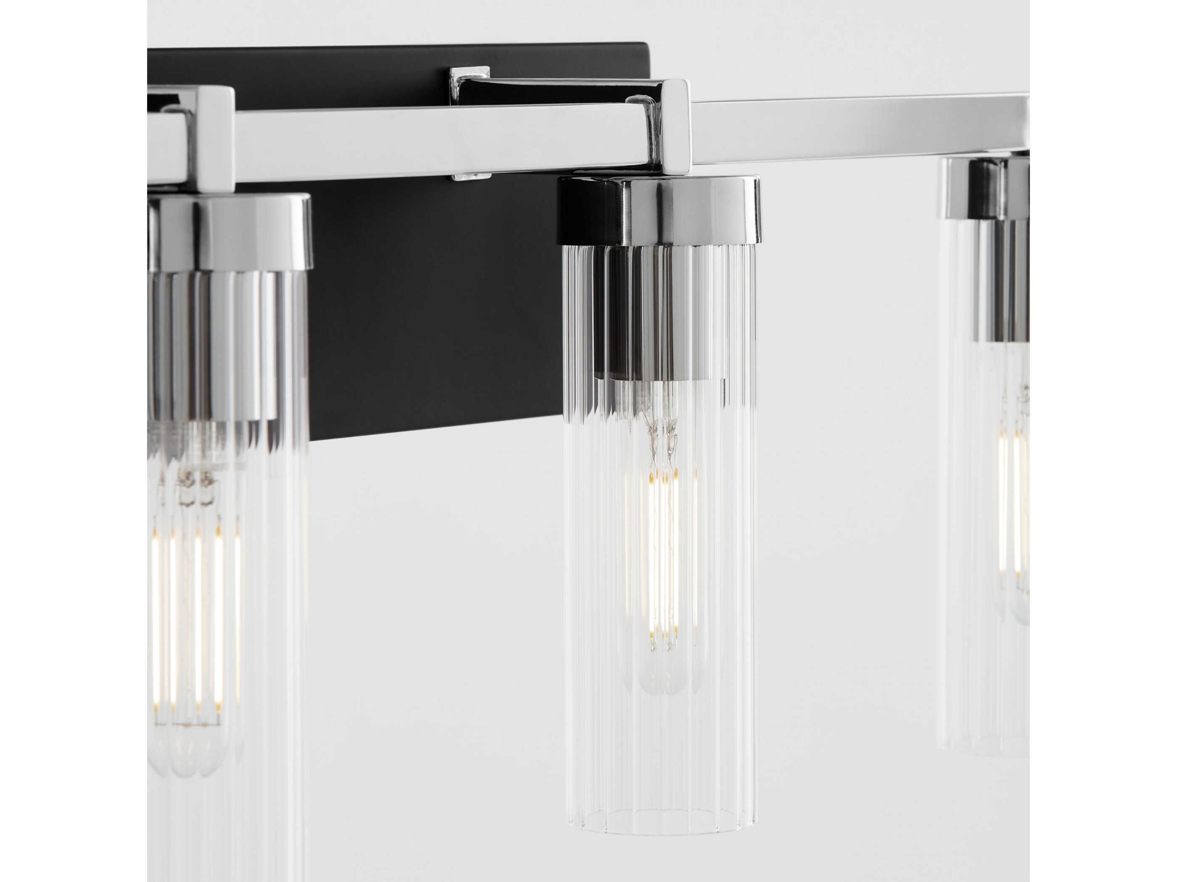 Quorum Kilbey 4-Light Matte Black Vanity Light