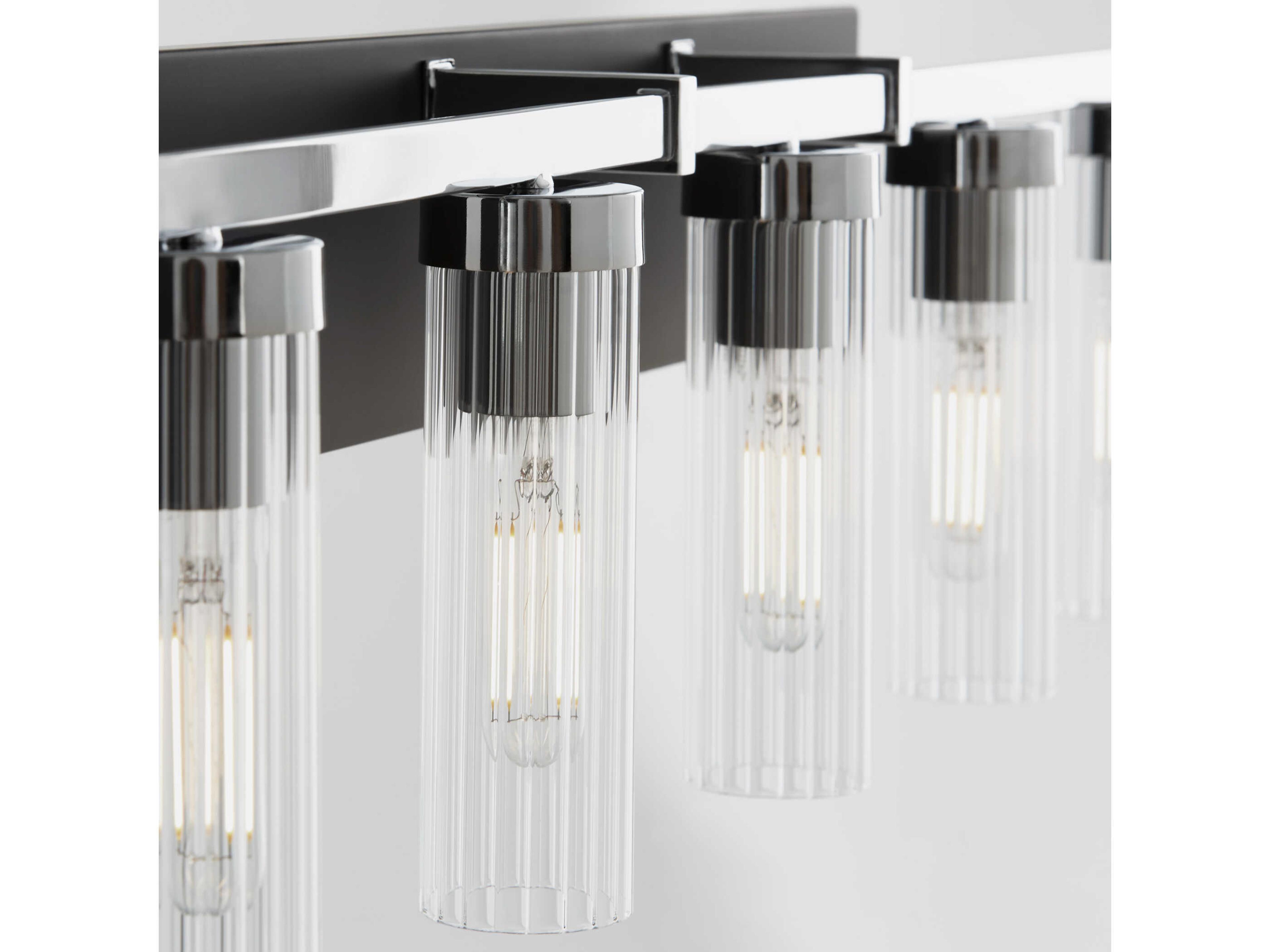 Quorum Kilbey 5-Light Matte Black Vanity Light