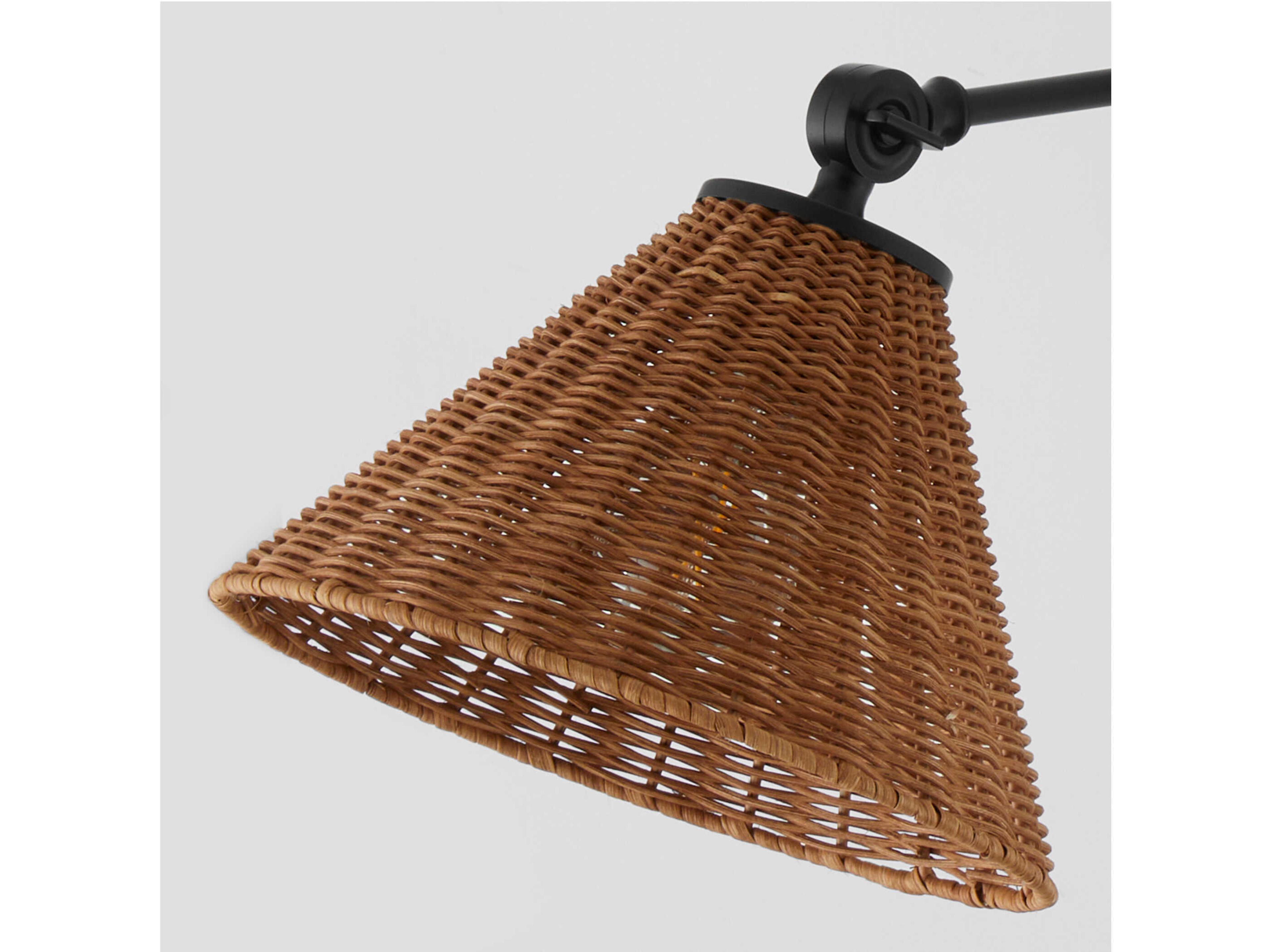 Quorum 1-Light Matte Black Wall Sconce