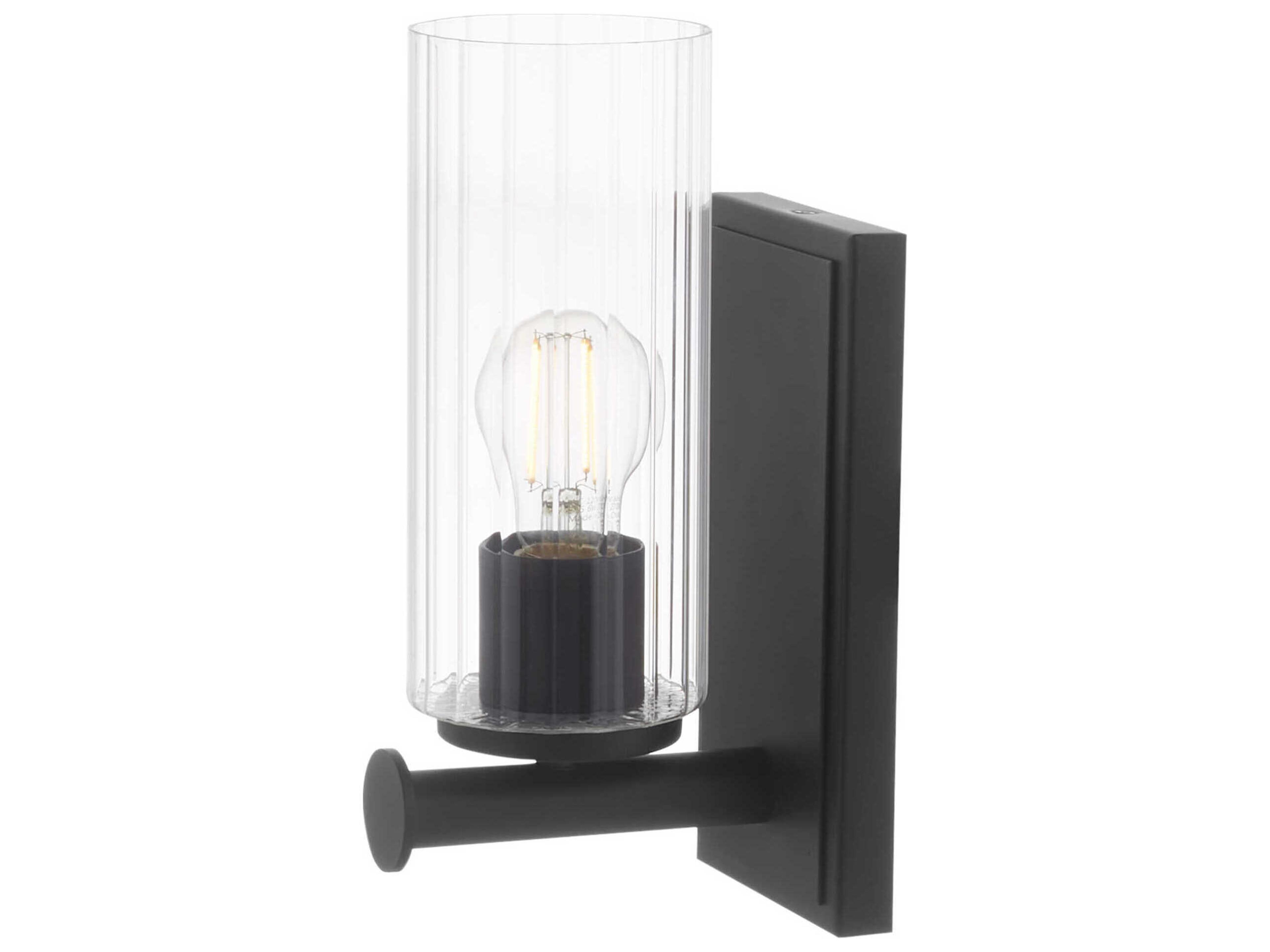 Quorum Mercier 1-Light Matte Black Wall Sconce