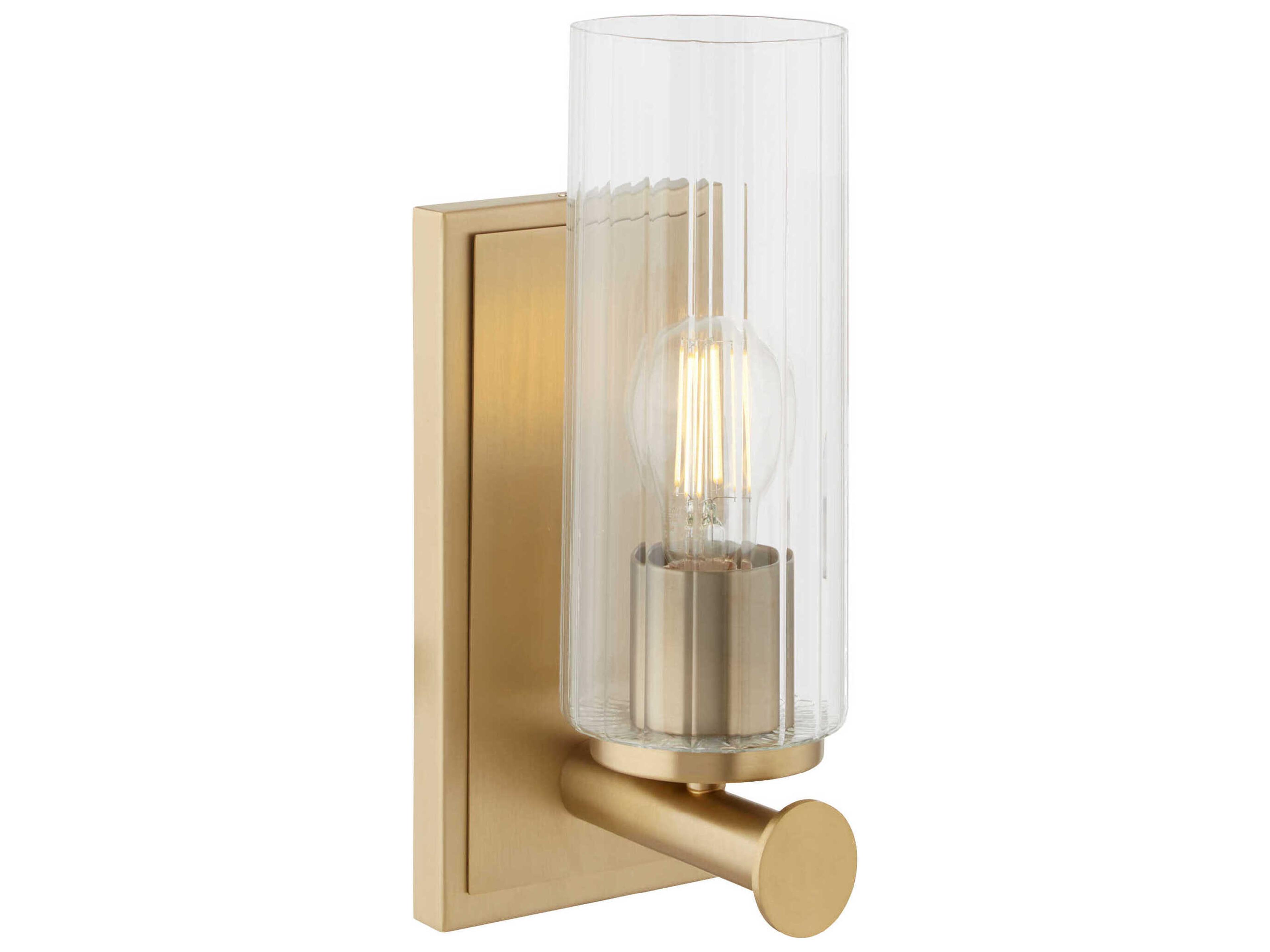 Mercier 1-Light Aged Brass Wall Sconce