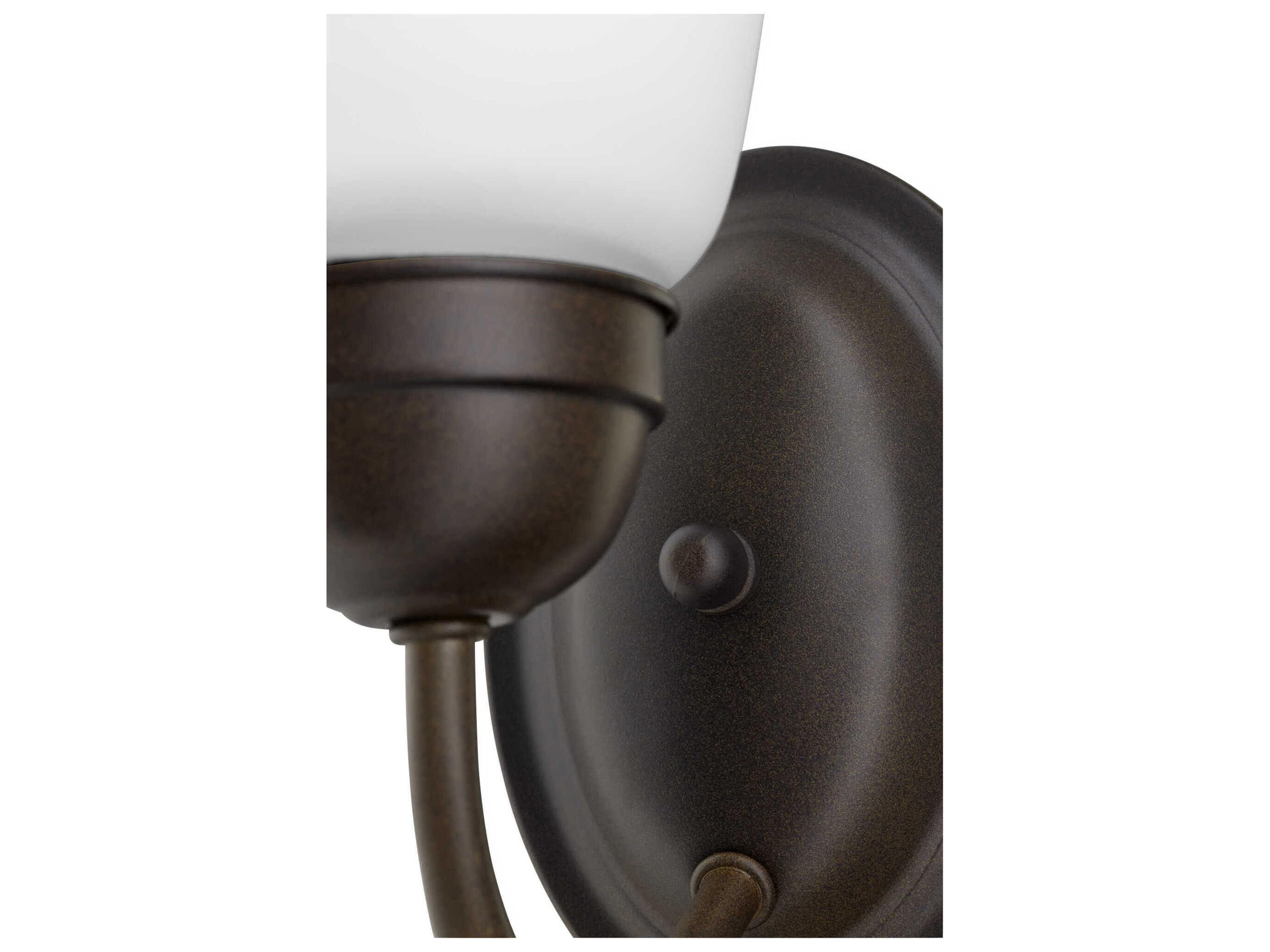 Quorum 1-Light Oiled Bronze Traditional Wall Sconce