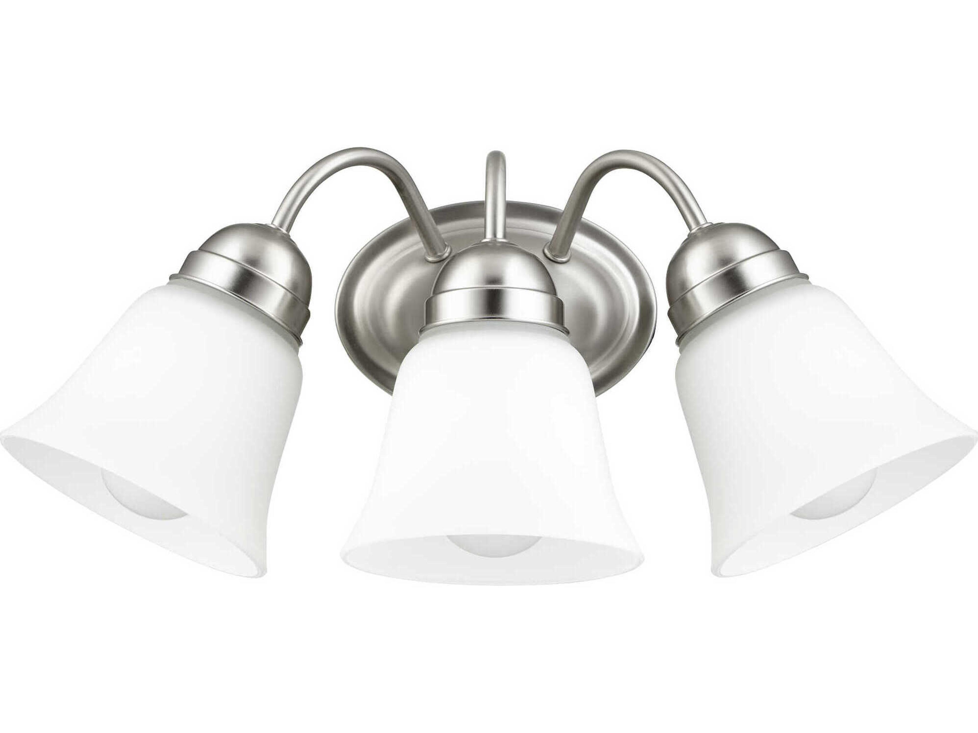 3-Light Satin Nickel Vanity Light