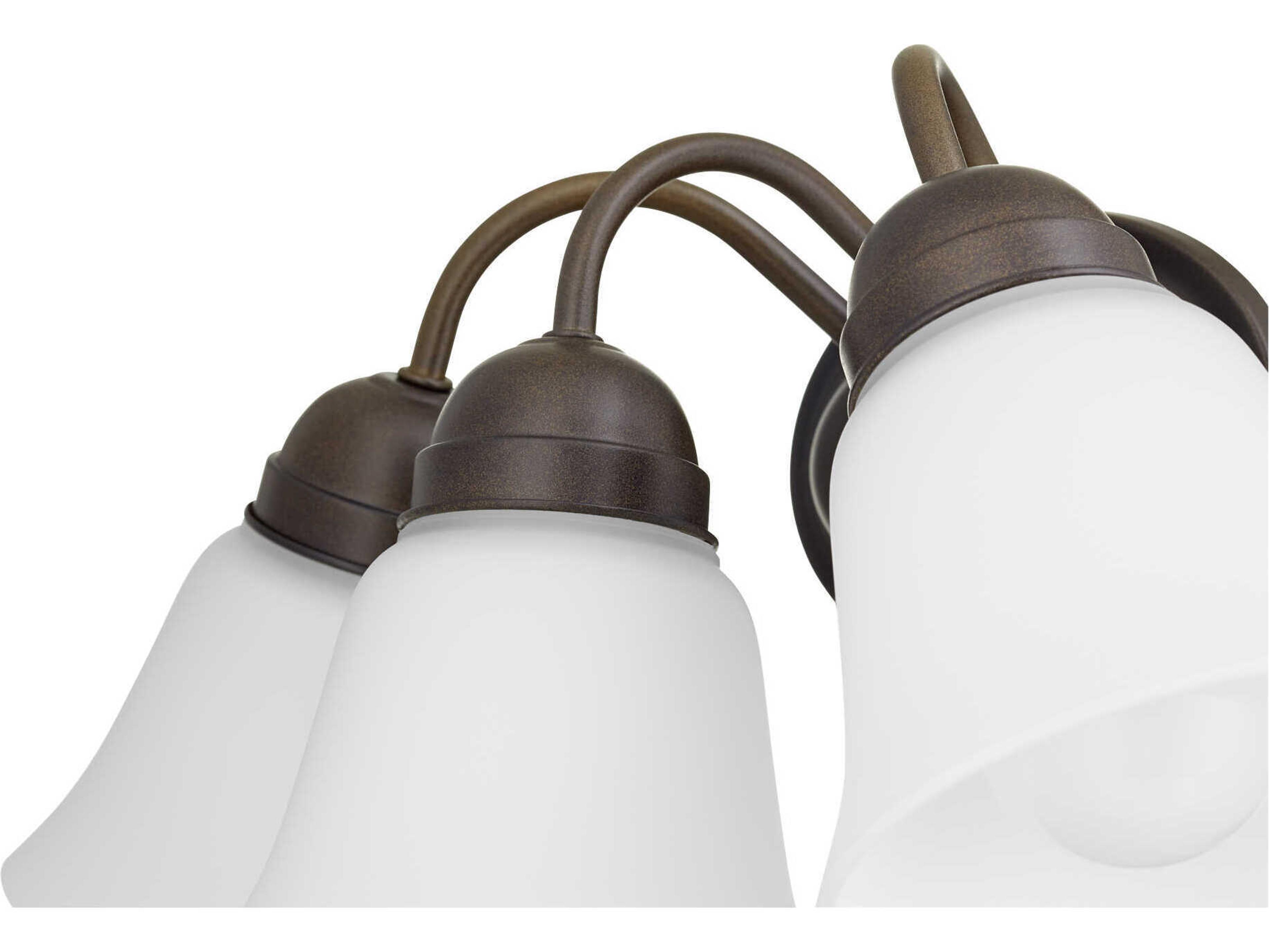 Quorum 3-Light Oiled Bronze Vanity Light