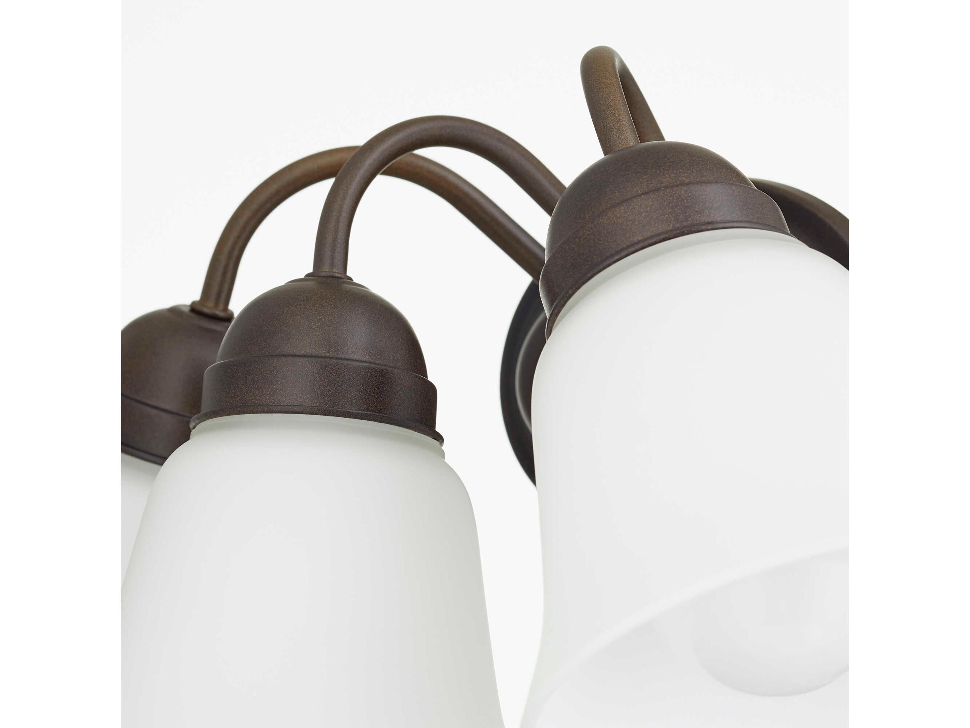 Quorum 3-Light Oiled Bronze Vanity Light