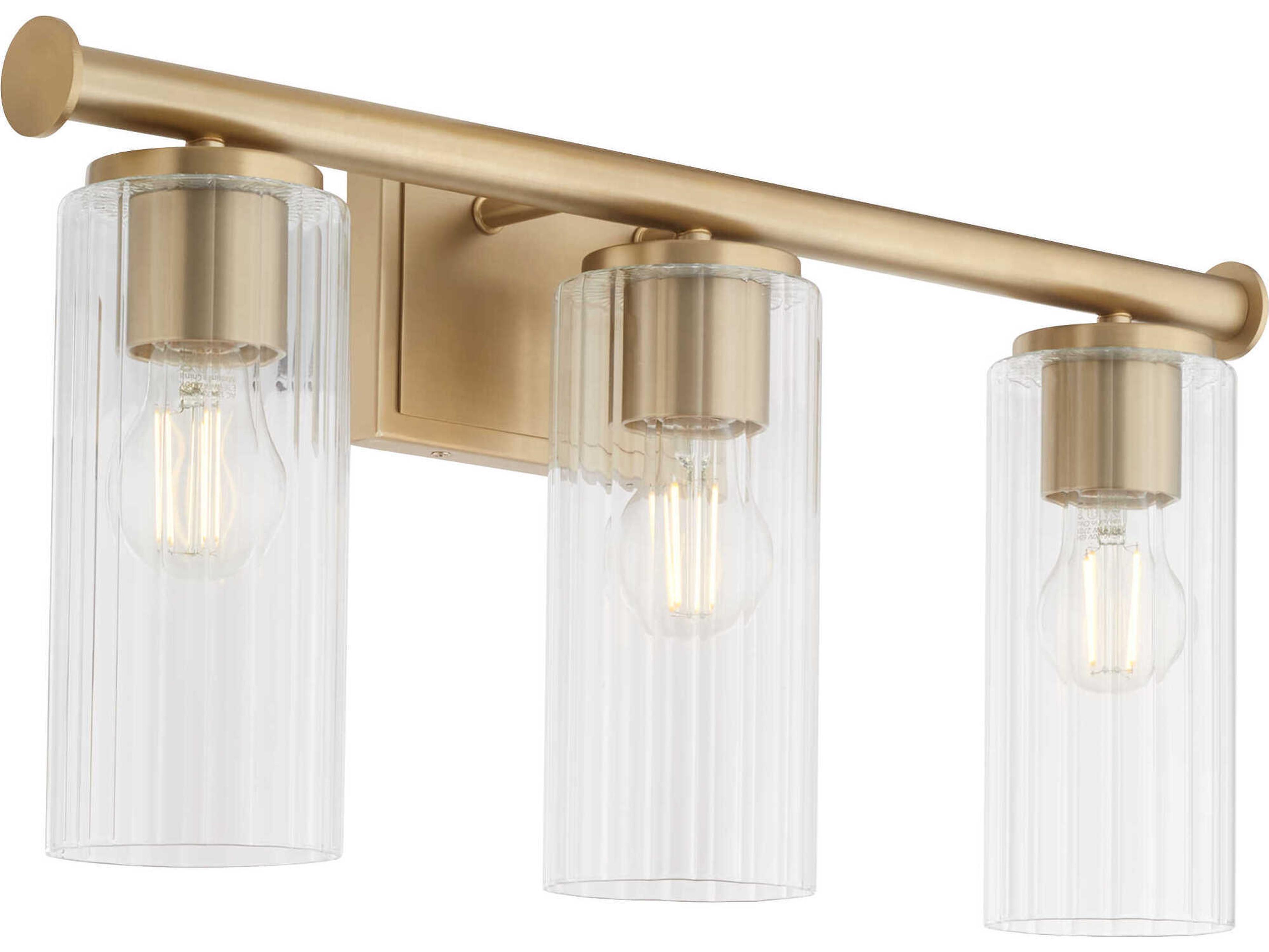 Mercier 3-Light Aged Brass Vanity Light