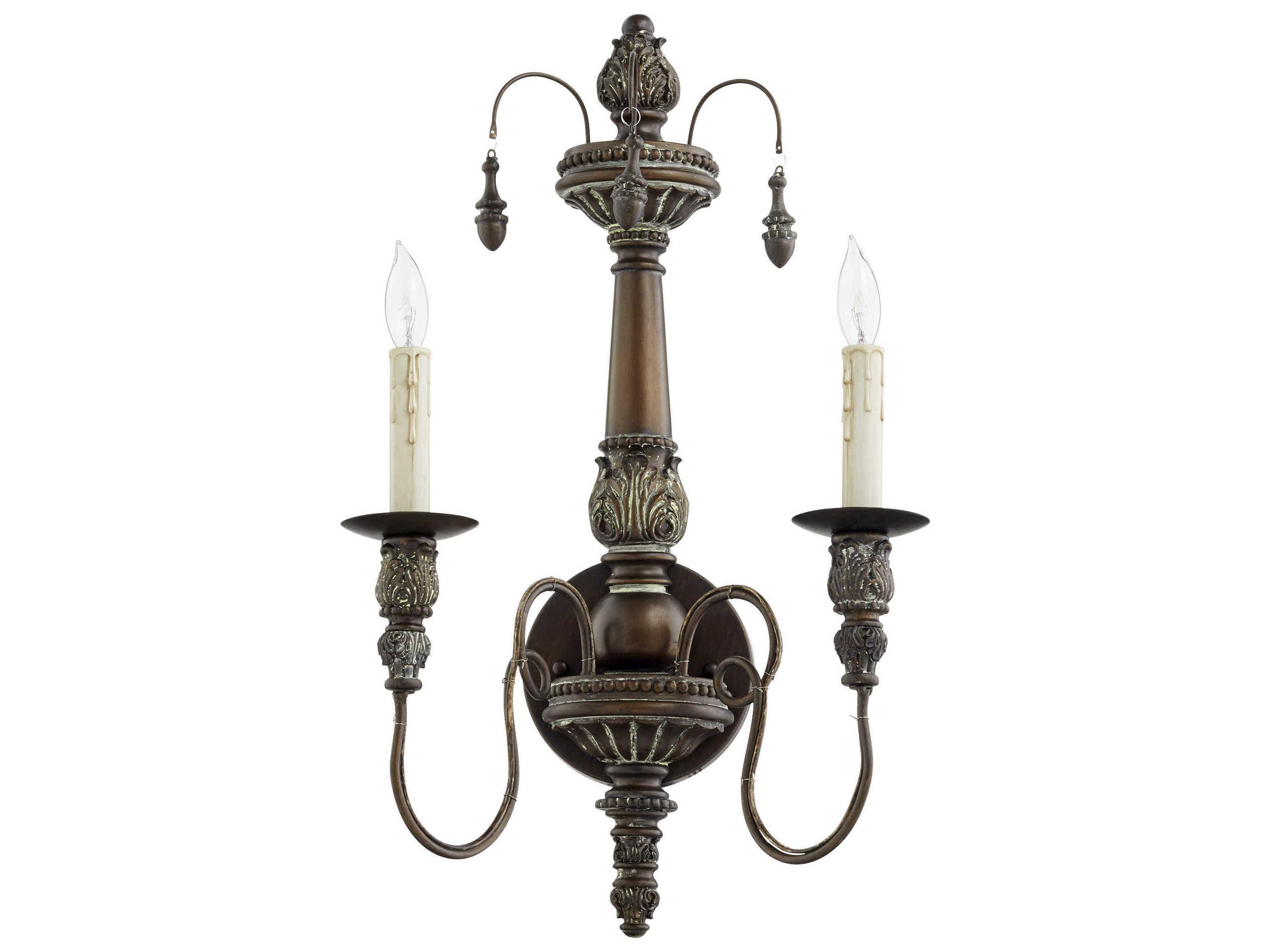 Salento 2-Light Vintage Copper Wall Sconce