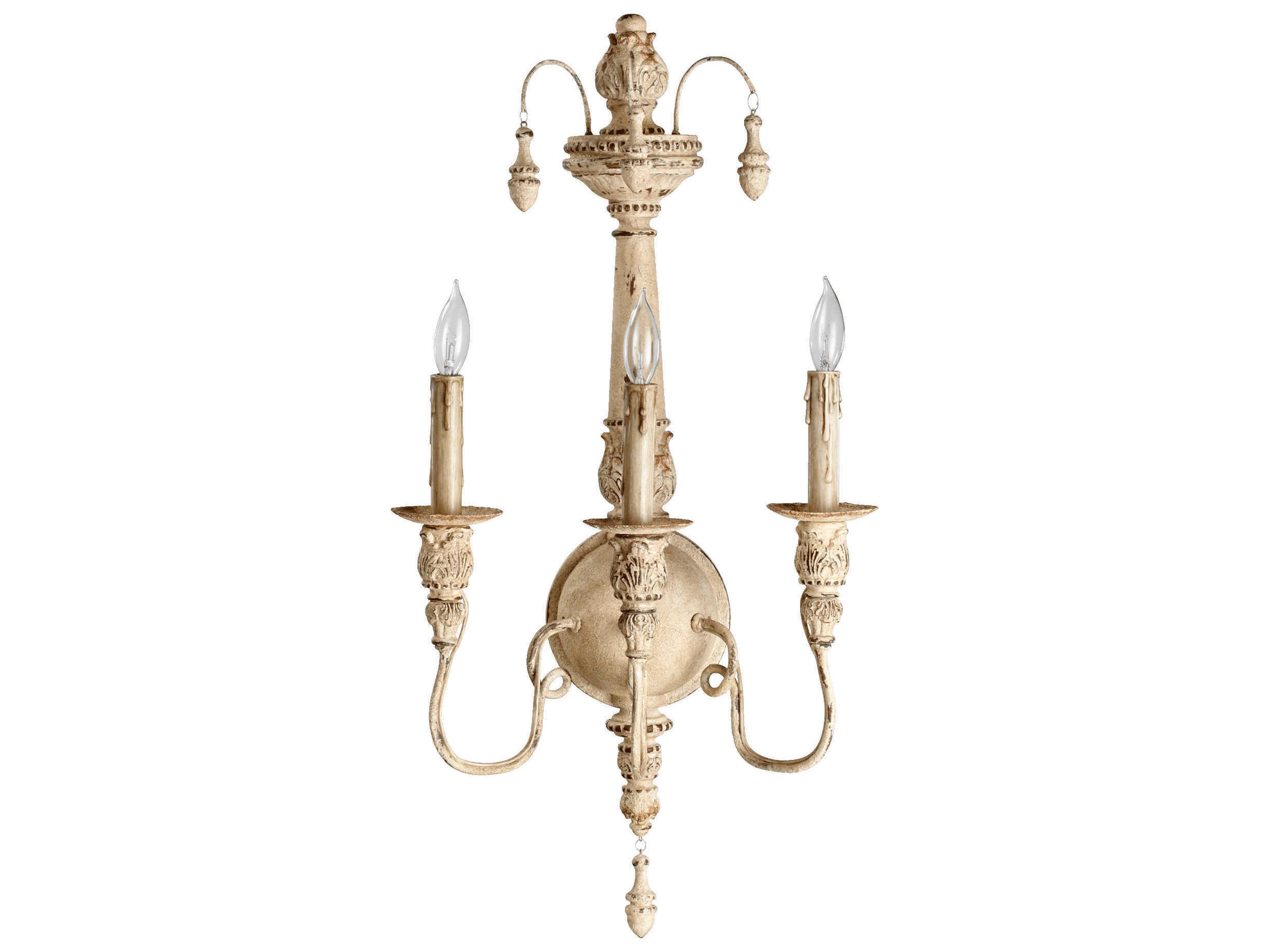 Salento 3-Light Persian White Wall Sconce
