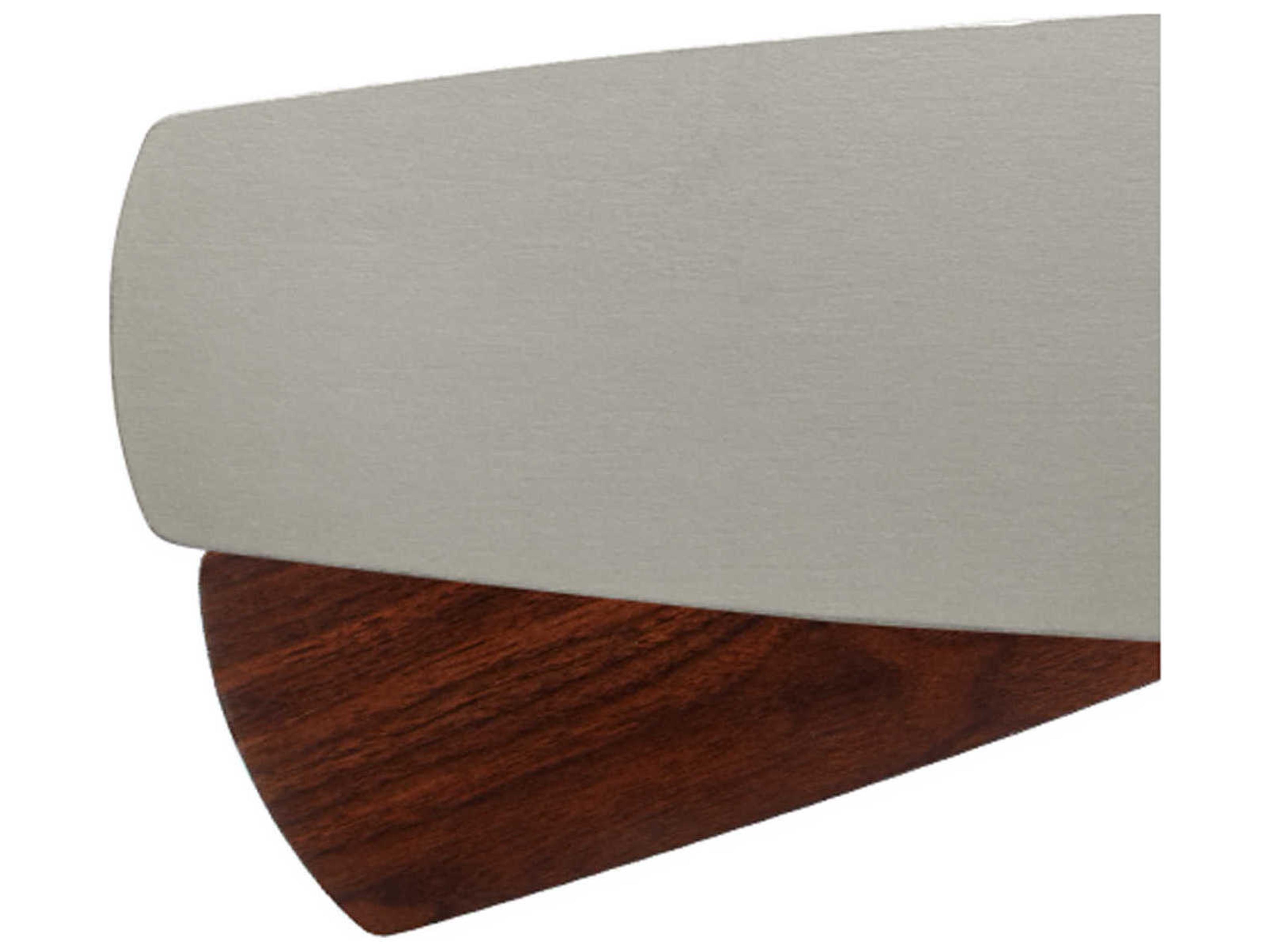 Apex Satin Nickel / Walnut Fan Blade Set of 5