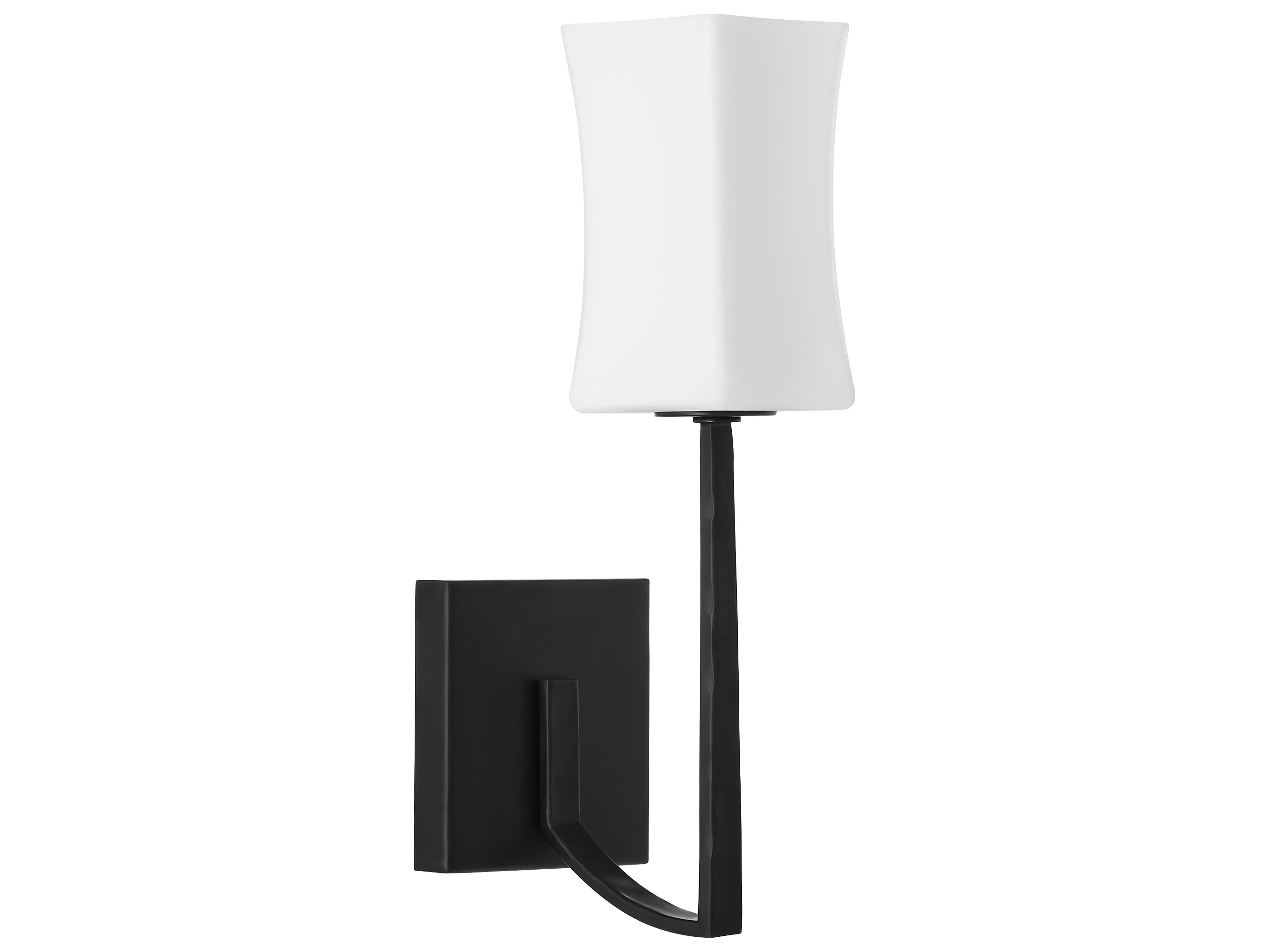 Ayala 1-Light Matte Black Wall Sconce