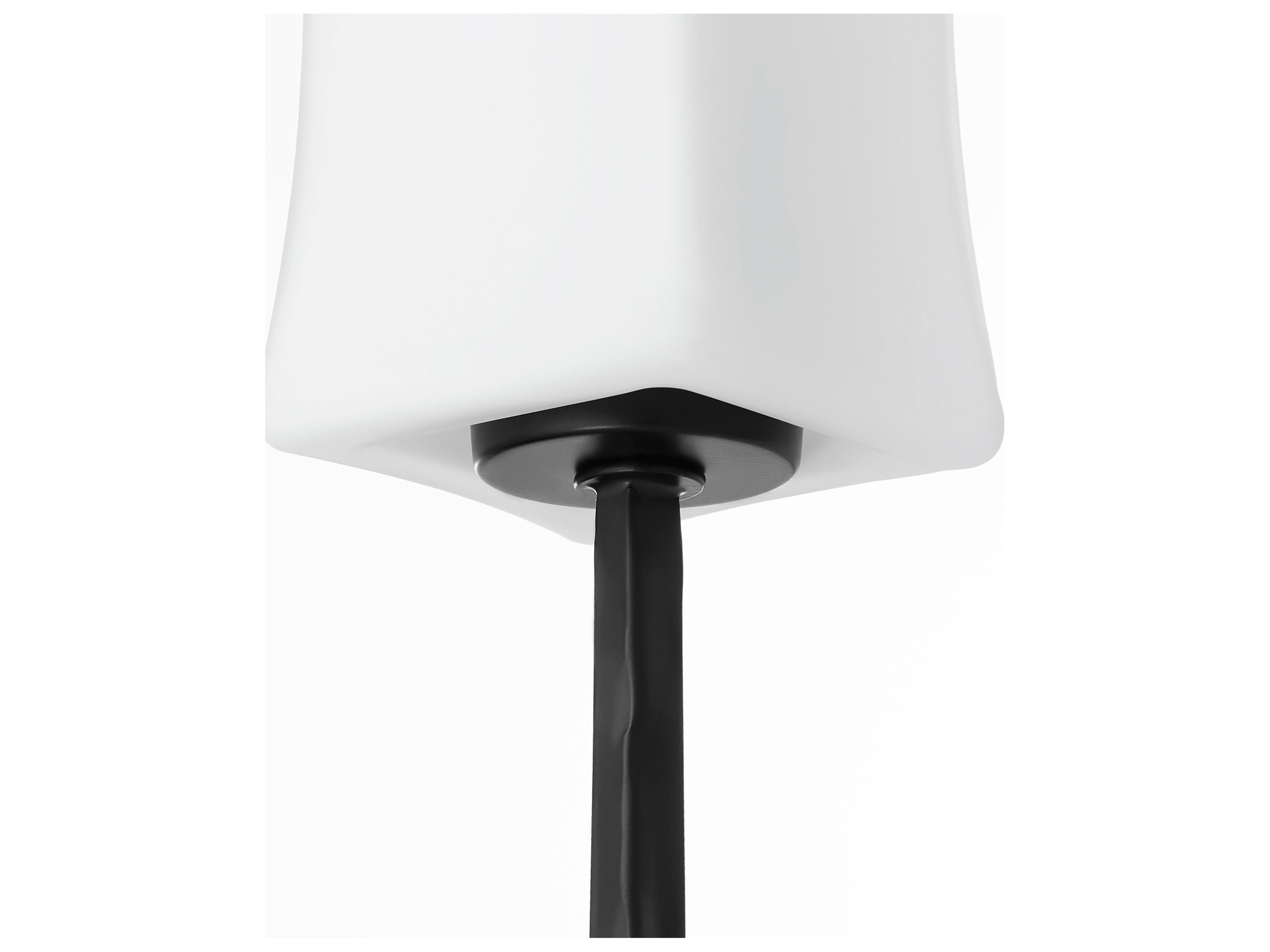 Quorum Ayala 1-Light Matte Black Wall Sconce