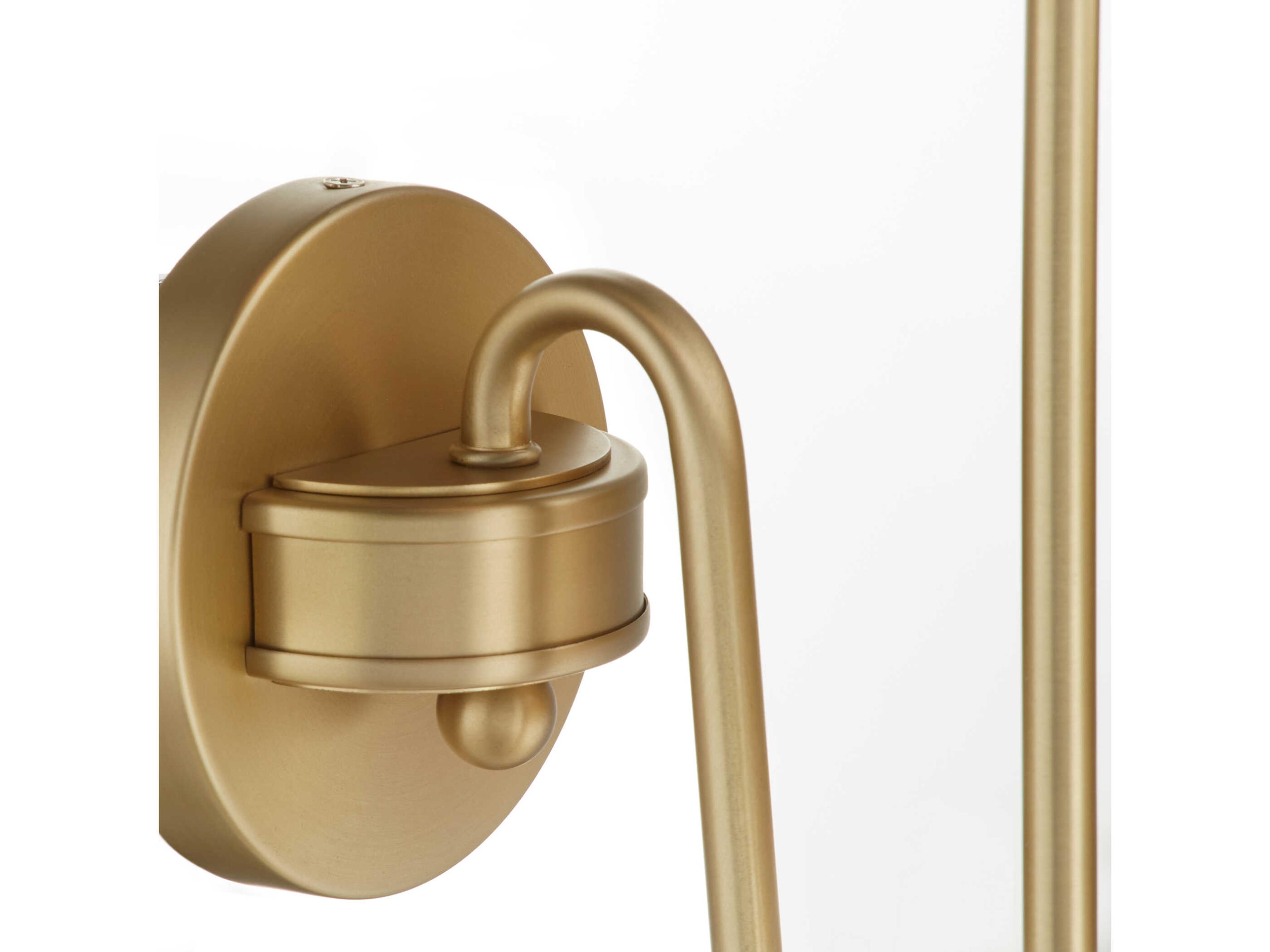 Quorum Charlotte 1-Light Aged Brass Wall Sconce