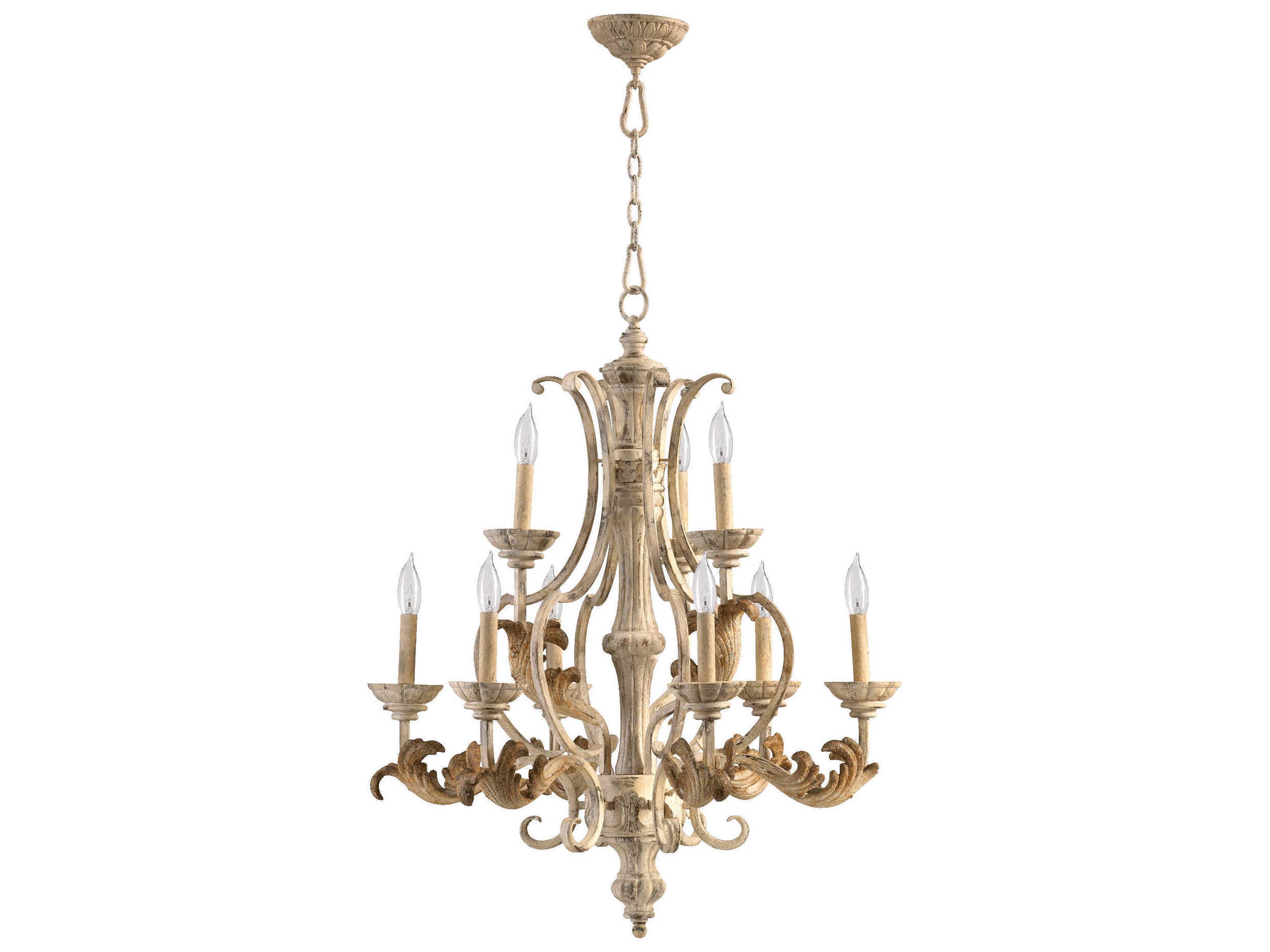 Florence 9-Light Persian White Tiered Chandelier