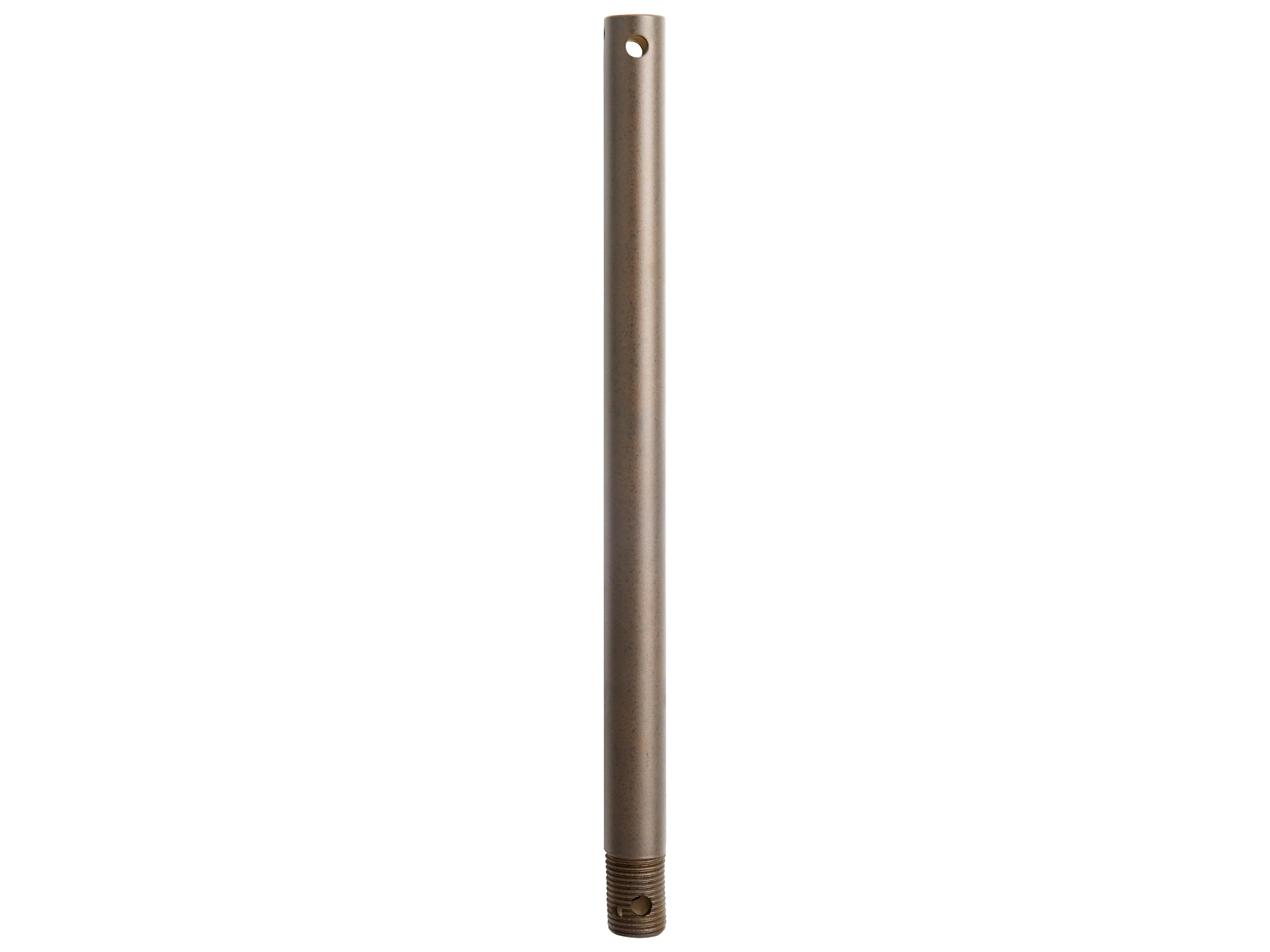 Universal Oil Bronze 12" High Fan Downrod