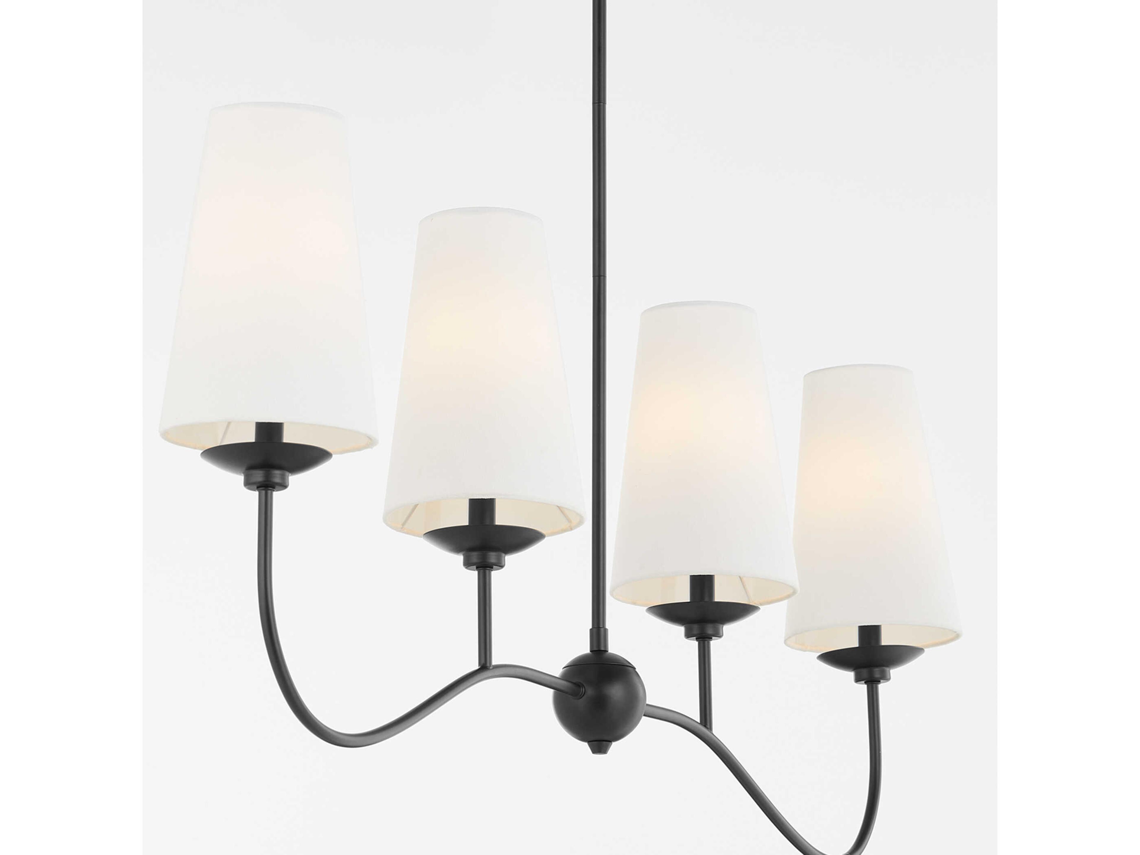 Quorum Euphora 4-Light Matte Black Island Pendant