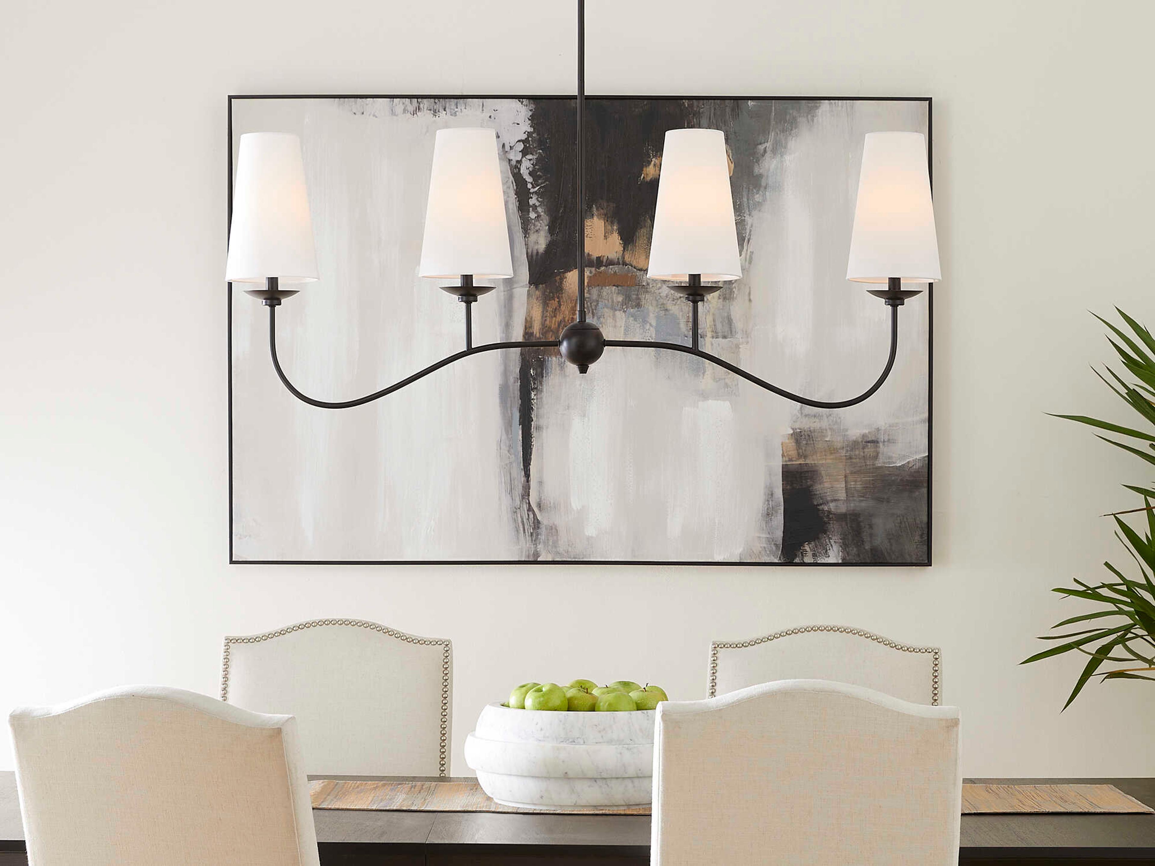 Quorum Euphora 4-Light Matte Black Island Pendant