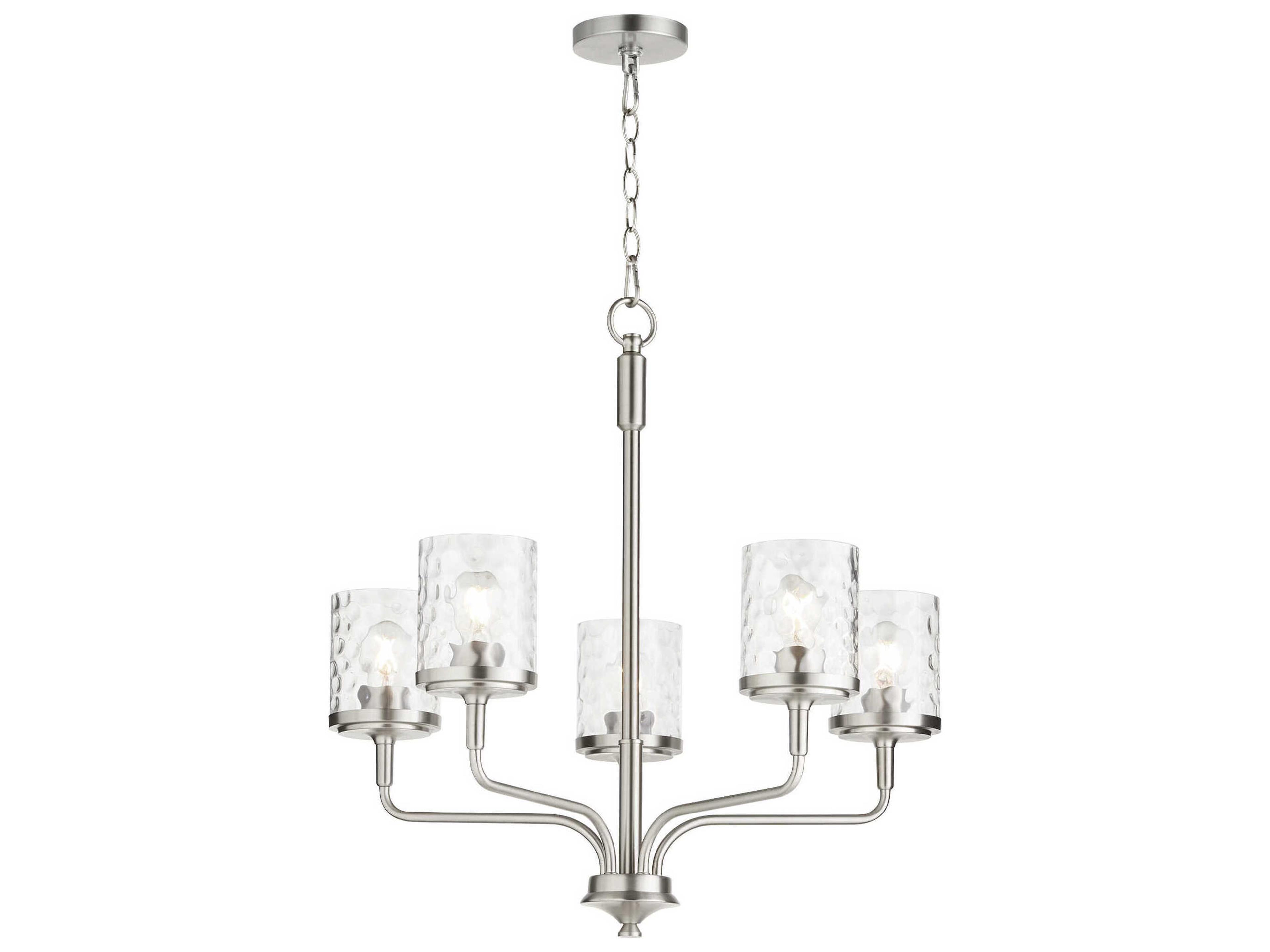 Starky 5-Light Satin Nickel Chandelier