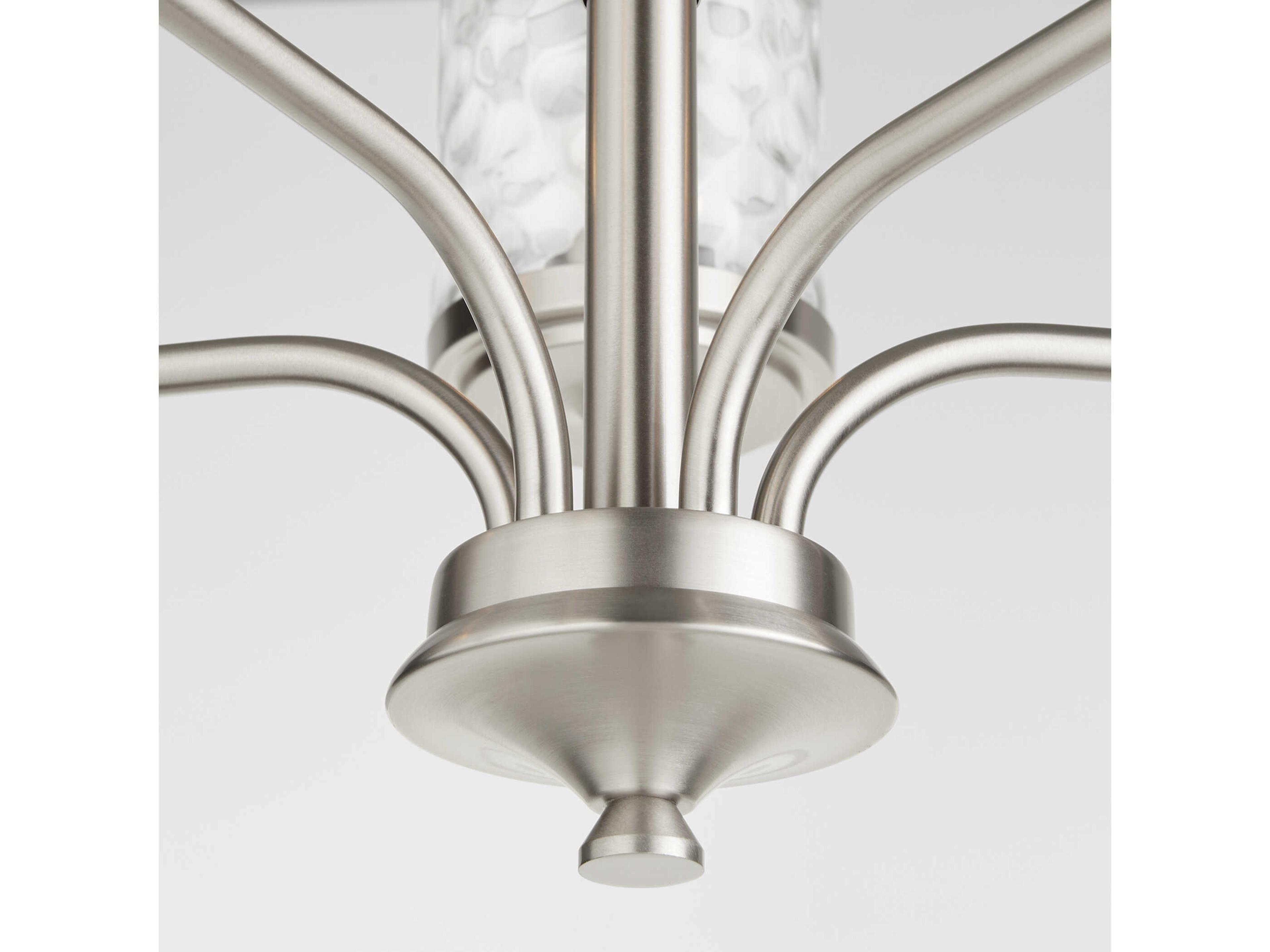 Quorum Starky 5-Light Satin Nickel Chandelier