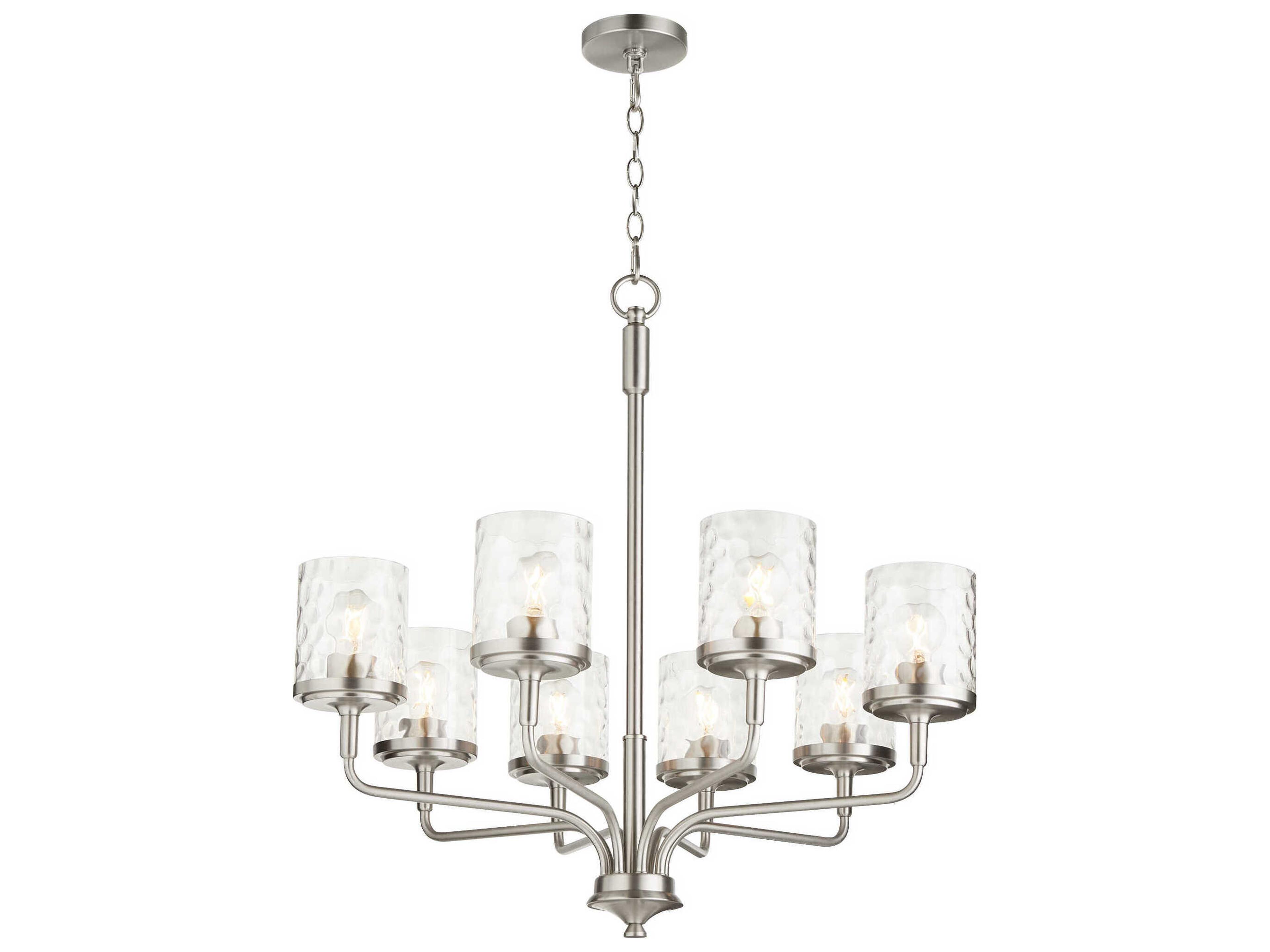 Starky 8-Light Satin Nickel Chandelier