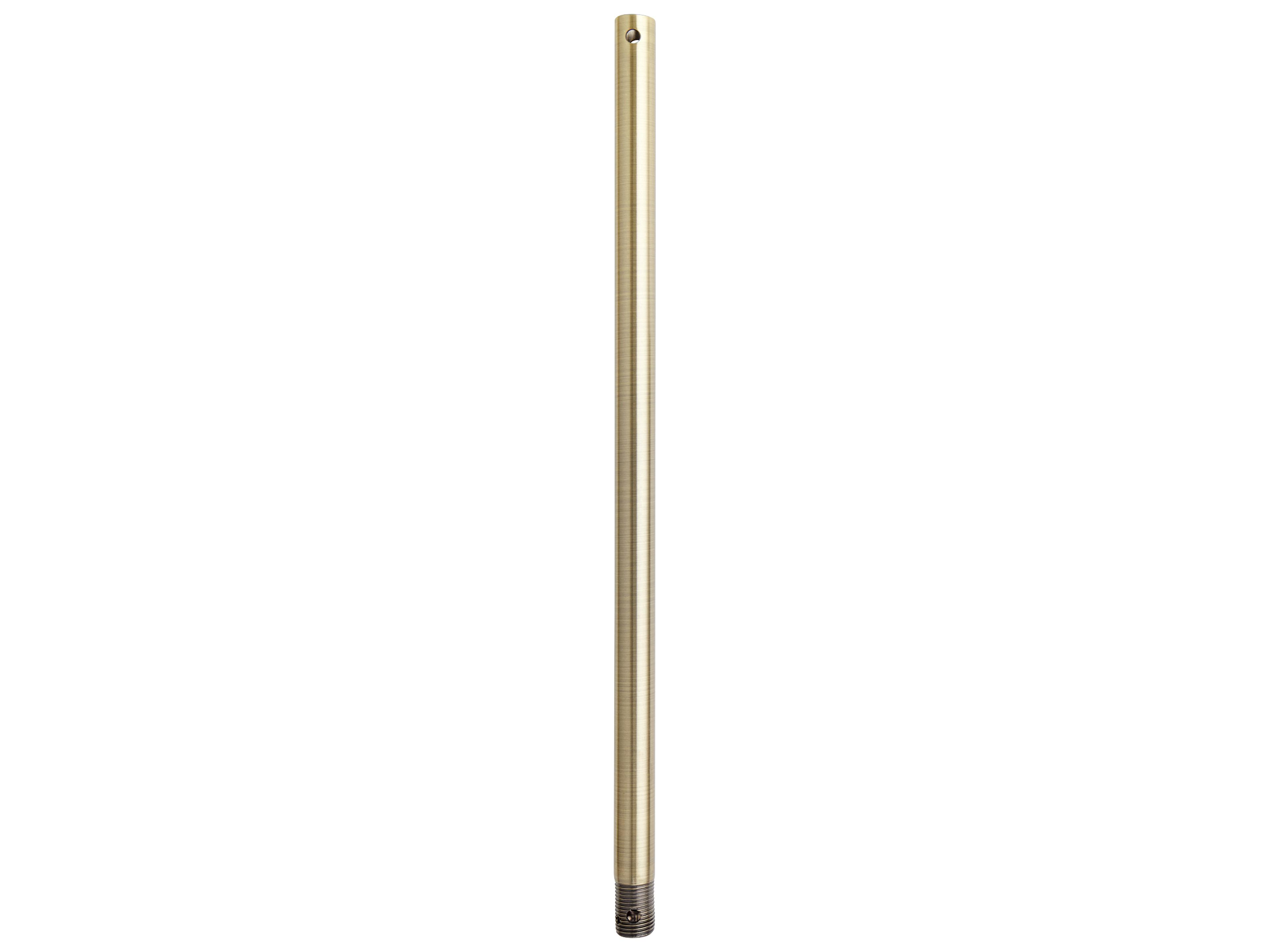 Quorum 18" Aged Brass Downrod