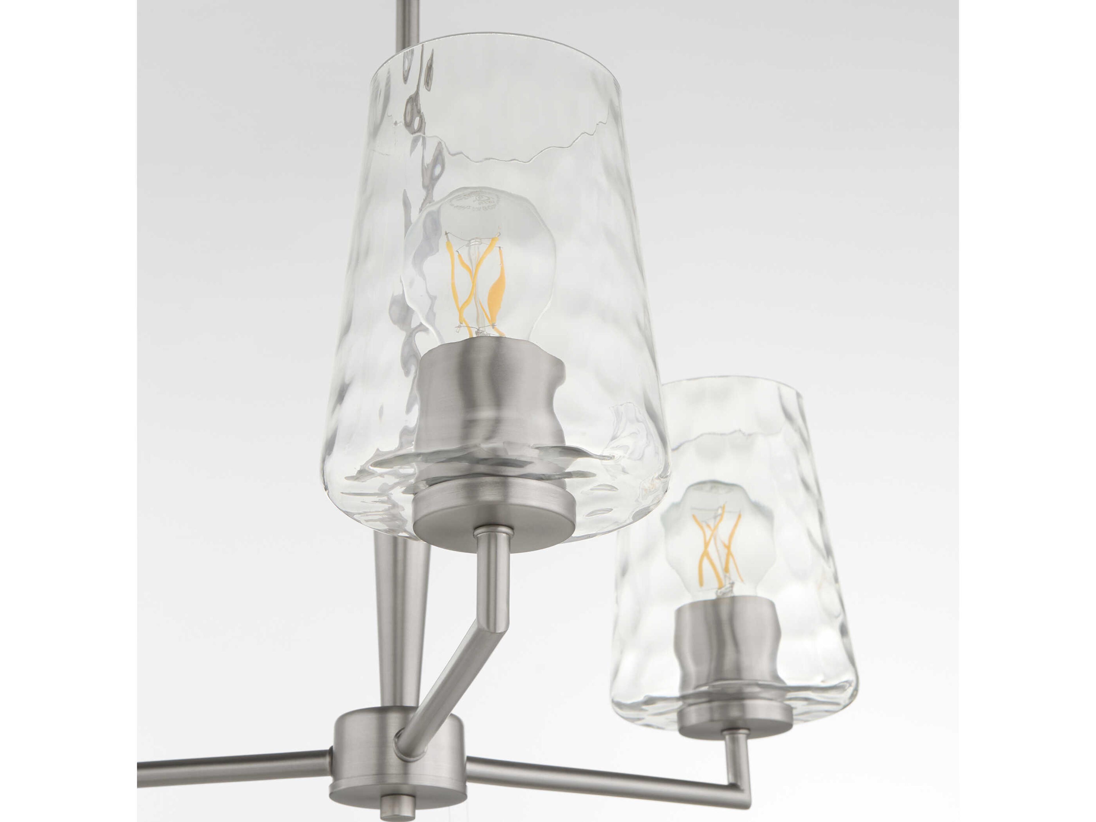 Quorum Goodwin 3-Light Satin Nickel Chandelier