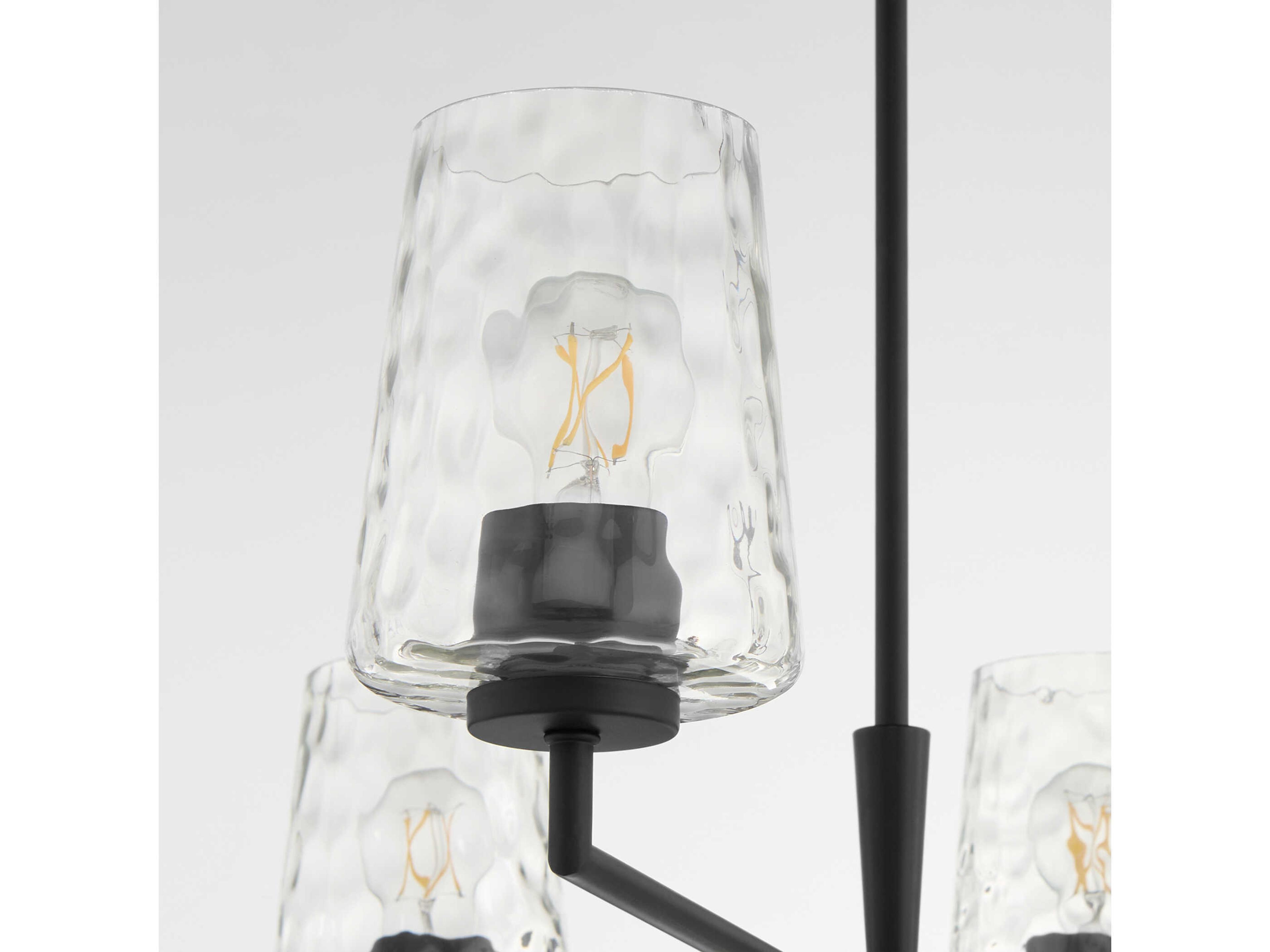 Quorum Goodwin 8-Light Matte Black Chandelier
