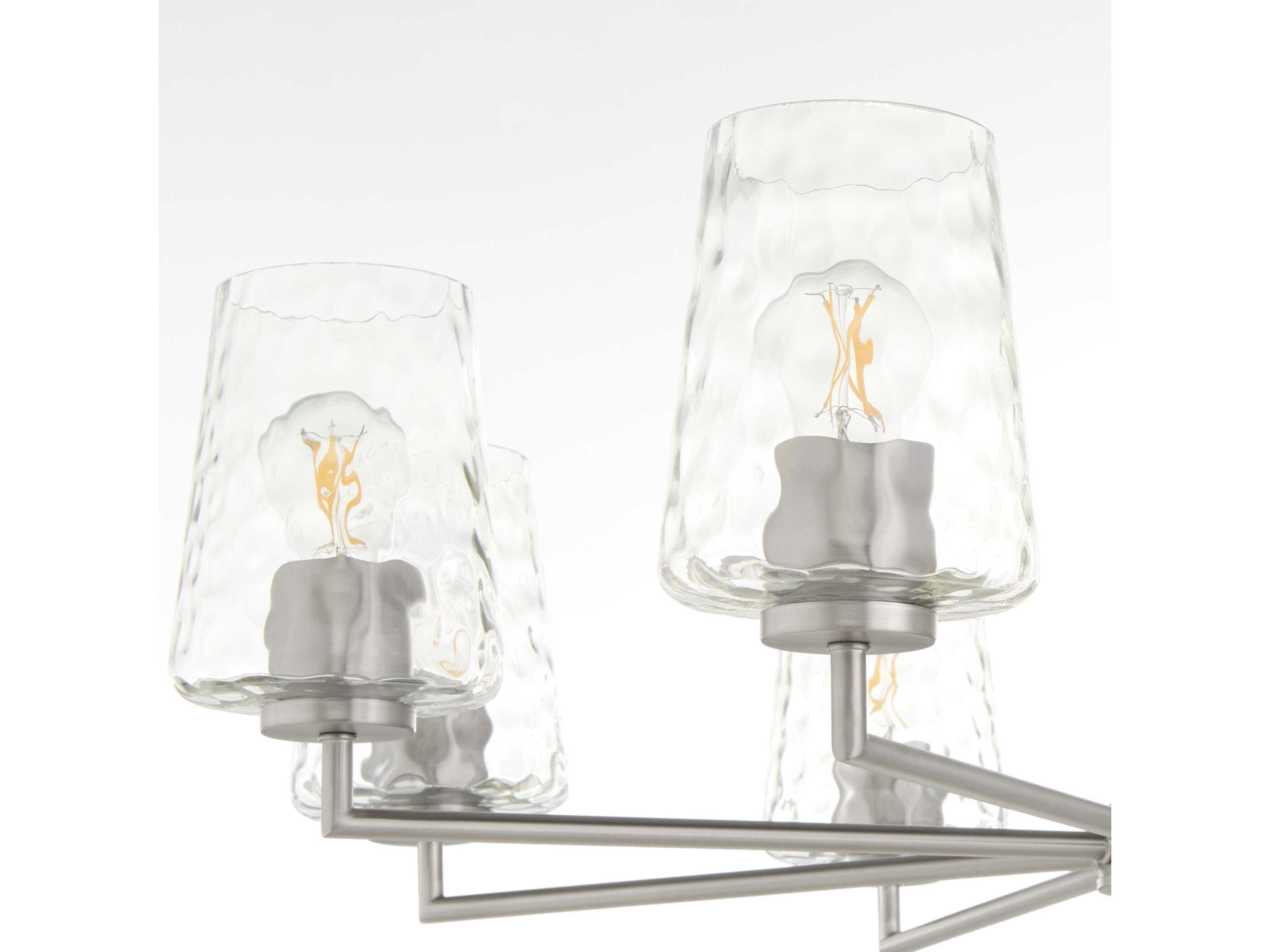 Quorum Goodwin 8-Light Satin Nickel Chandelier