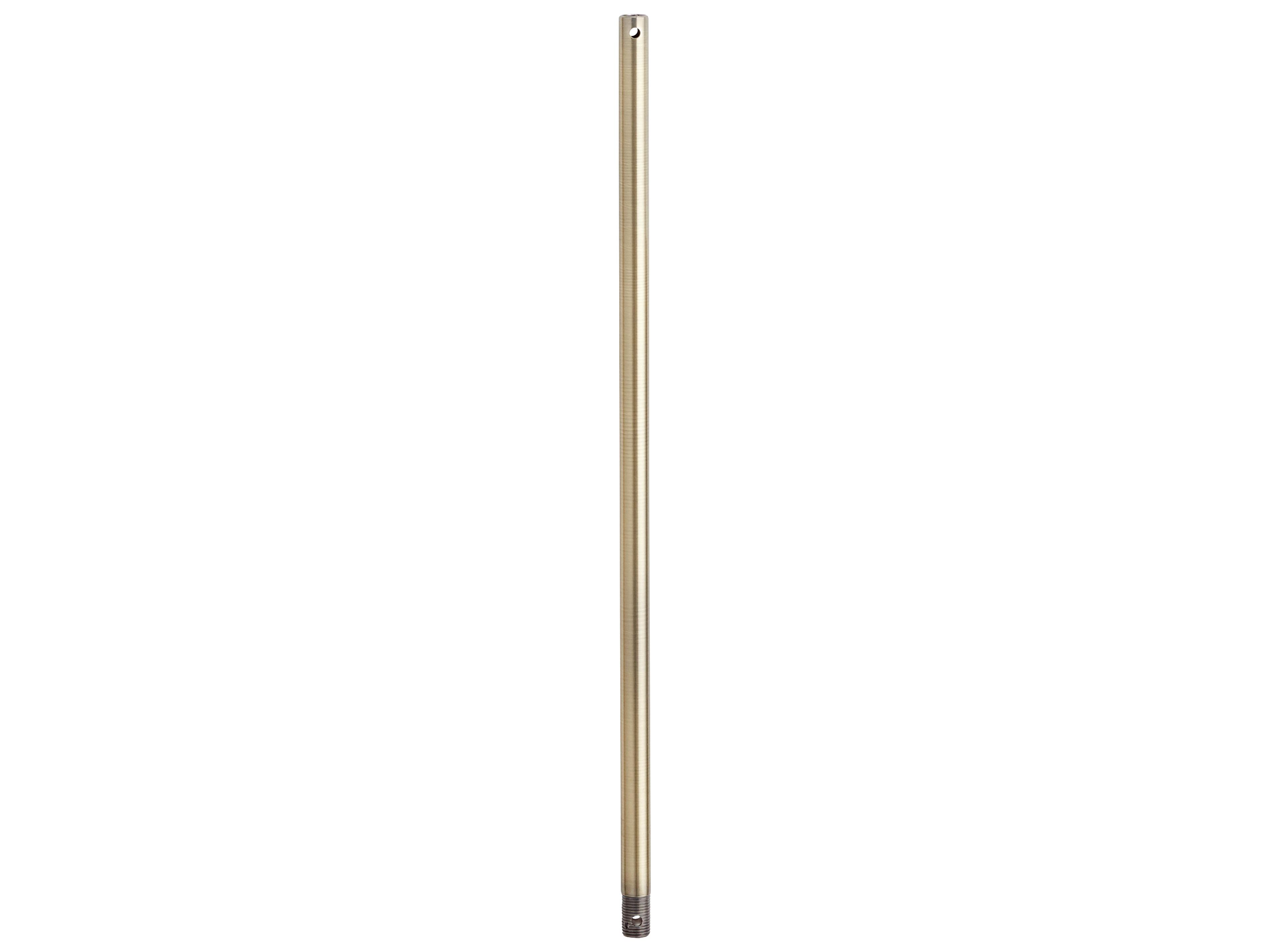 24" Aged Brass Downrod