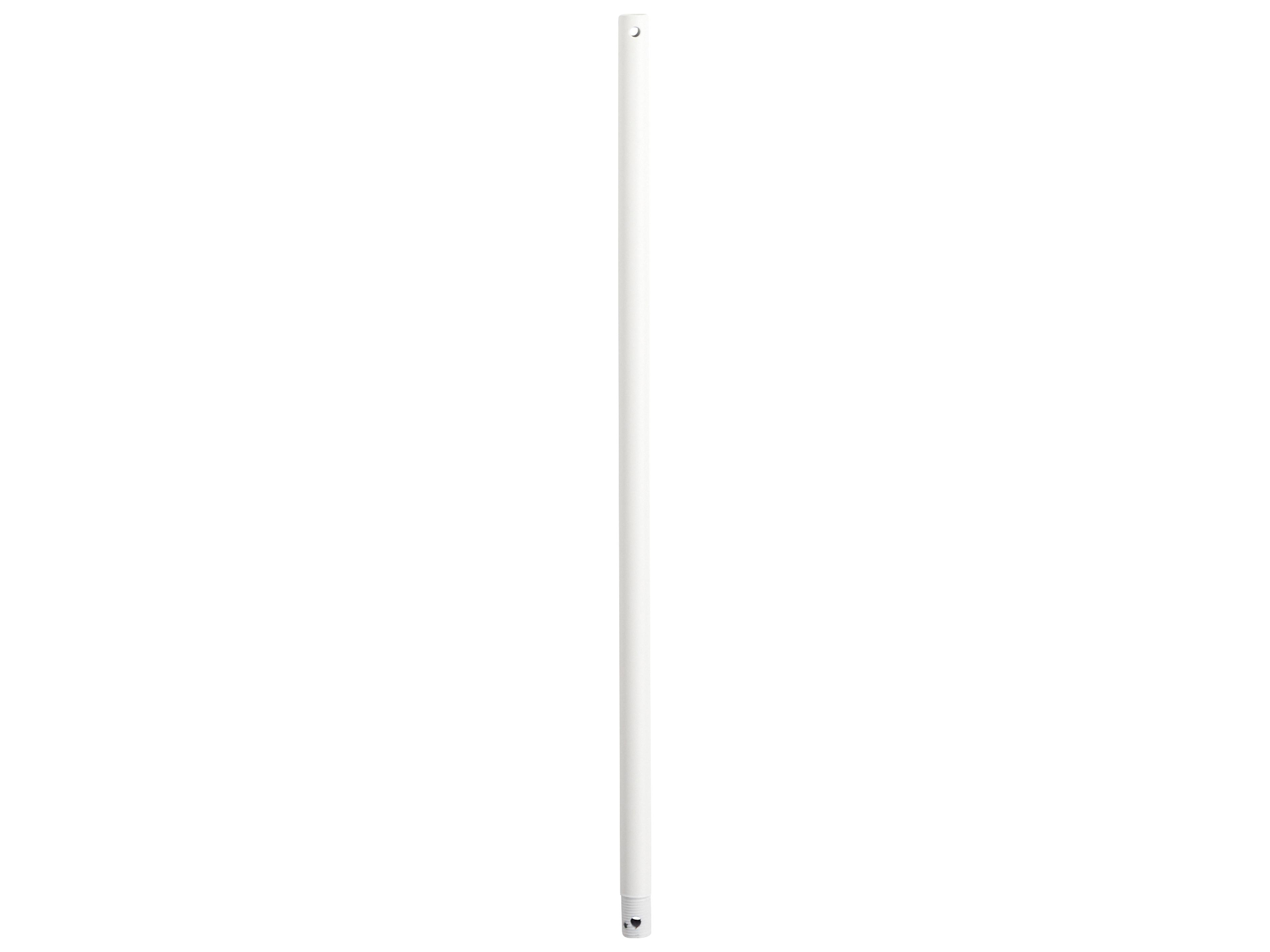 24" Studio White Downrod