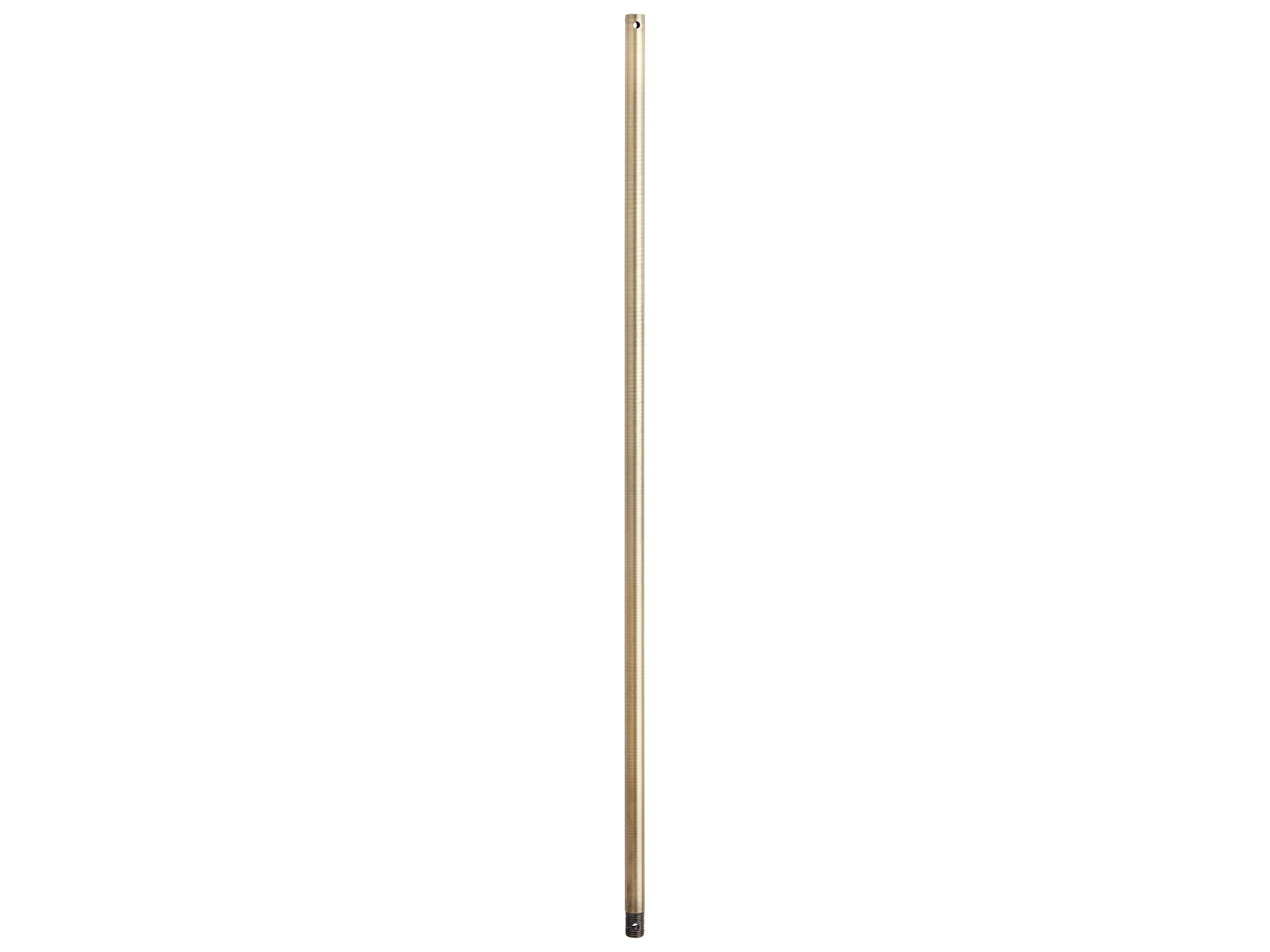 Universal 36" Aged Brass Downrod