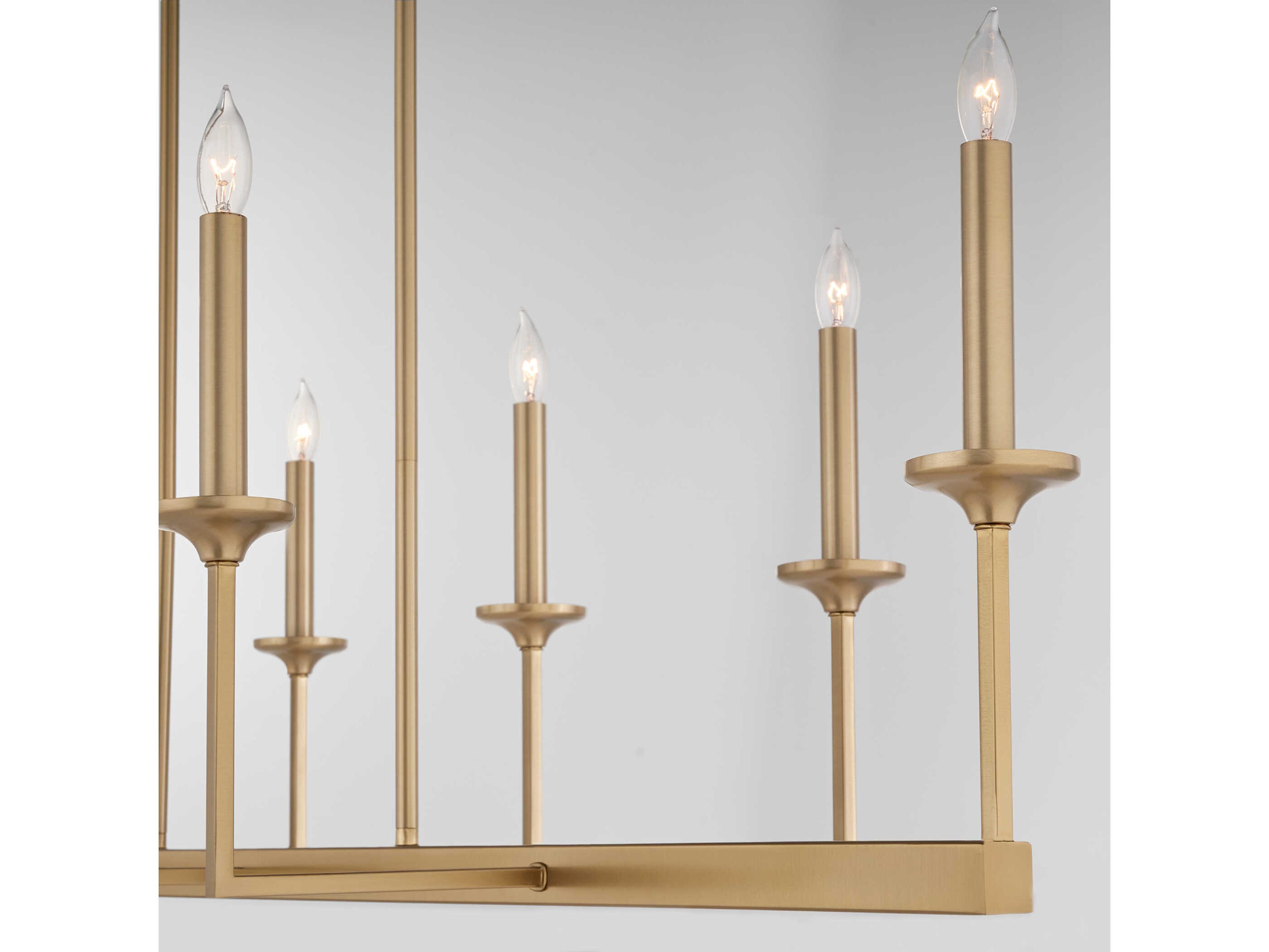 Quorum Eldorado 8-Light Aged Brass Island Pendant