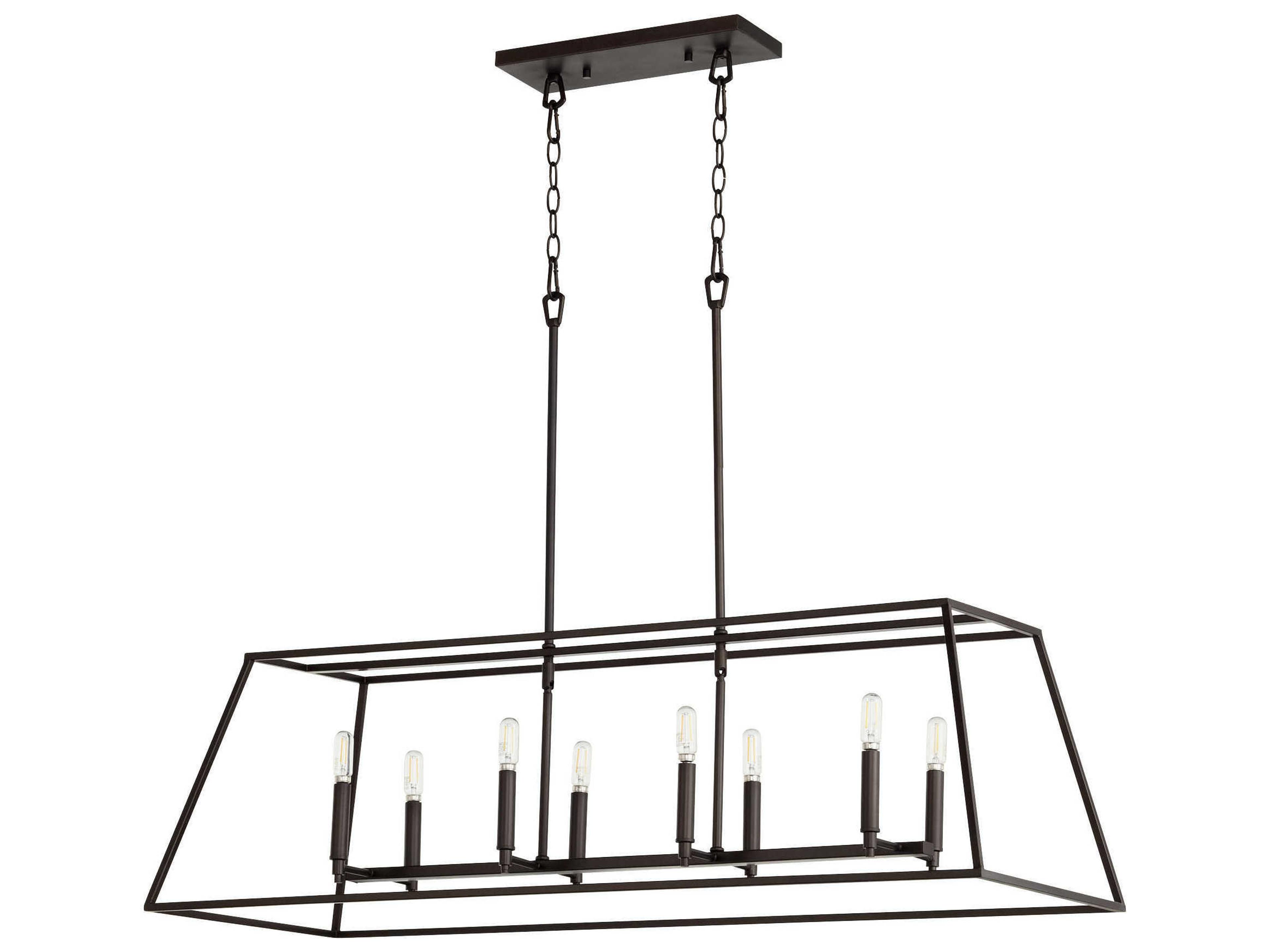 Gabriel 8-Light Oiled Bronze Island Pendant