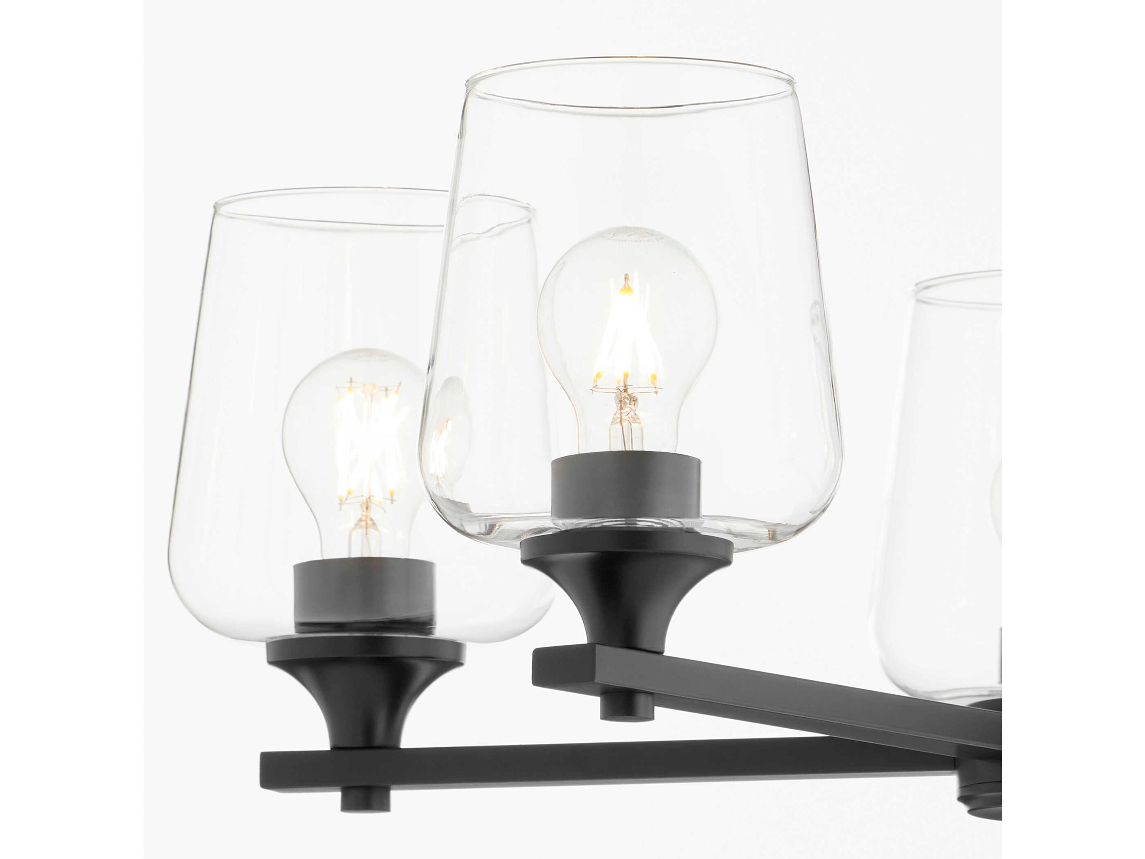 Quorum Veno 5-Light Matte Black Chandelier