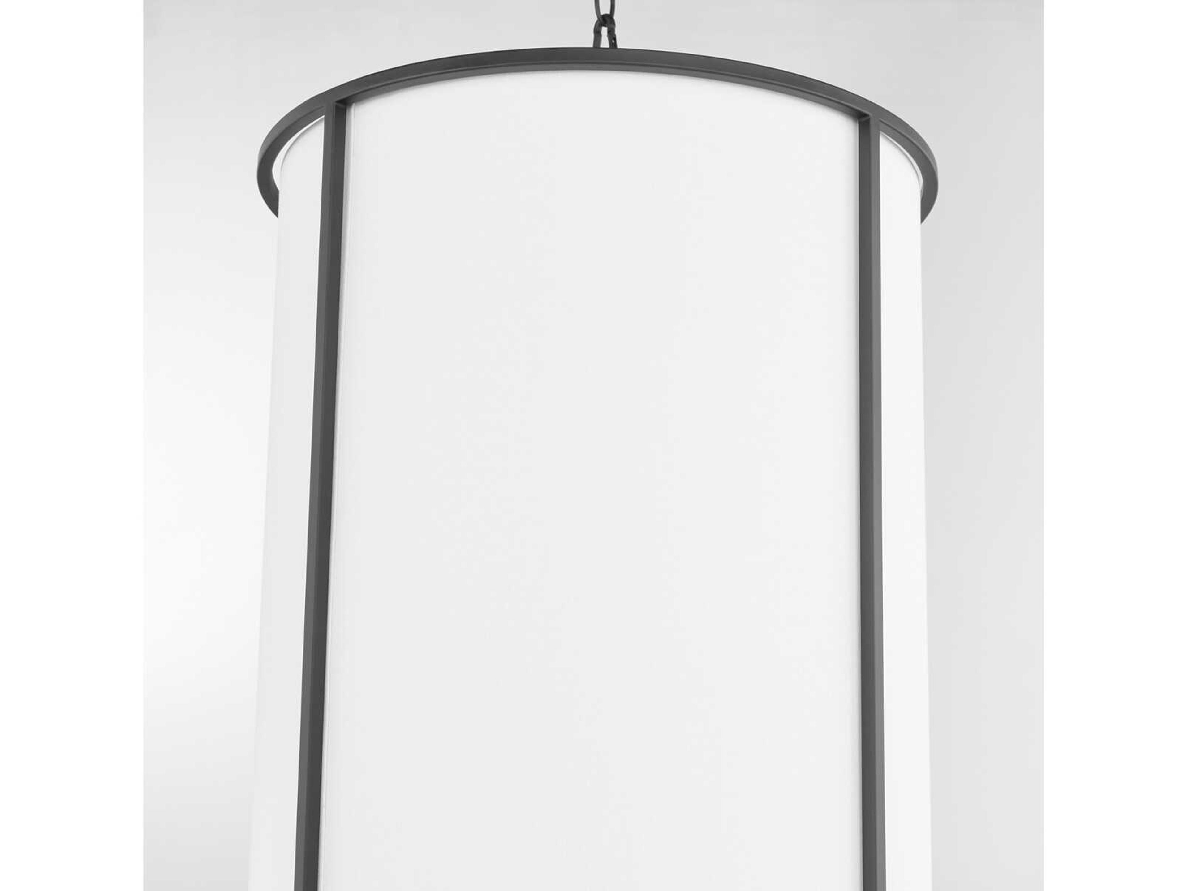 Quorum Eldorado 4-Light Matte Black Cylinder Pendant