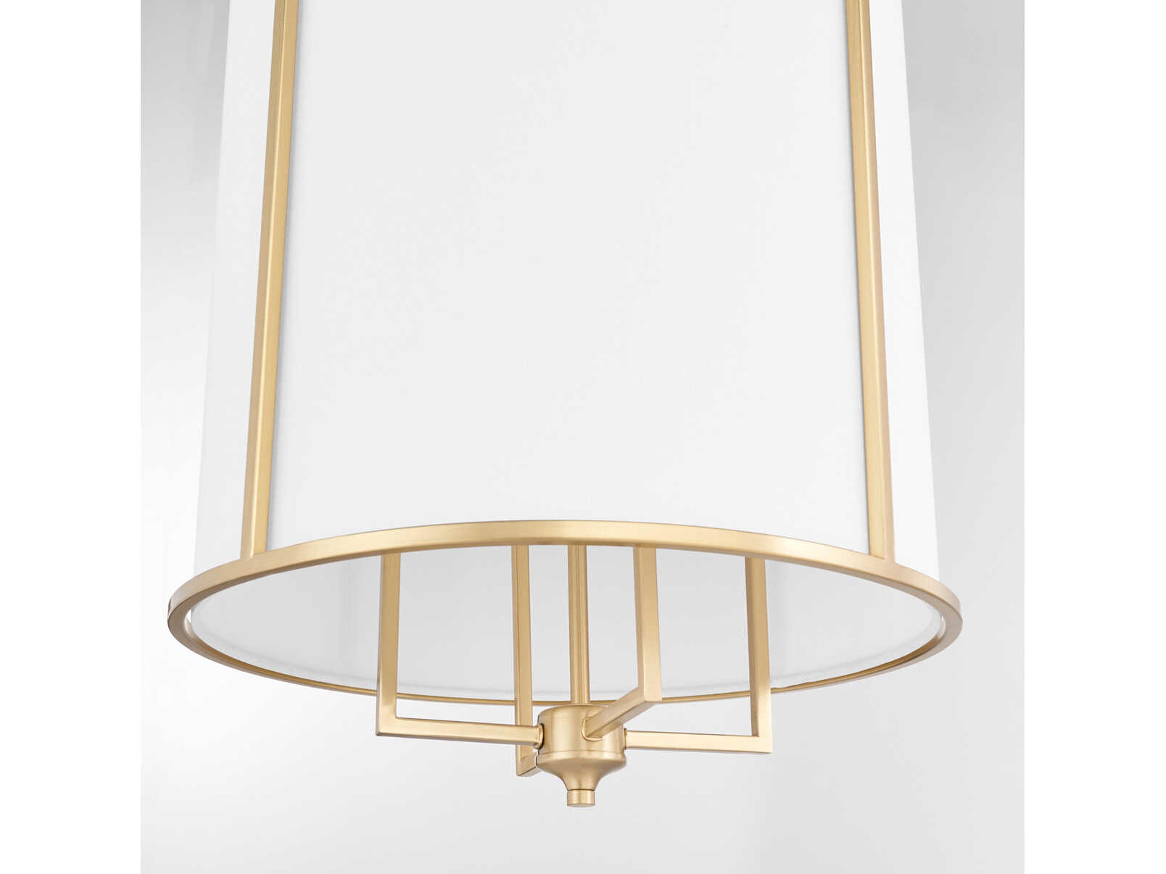 Quorum Eldorado 4-Light Aged Brass Cylinder Pendant