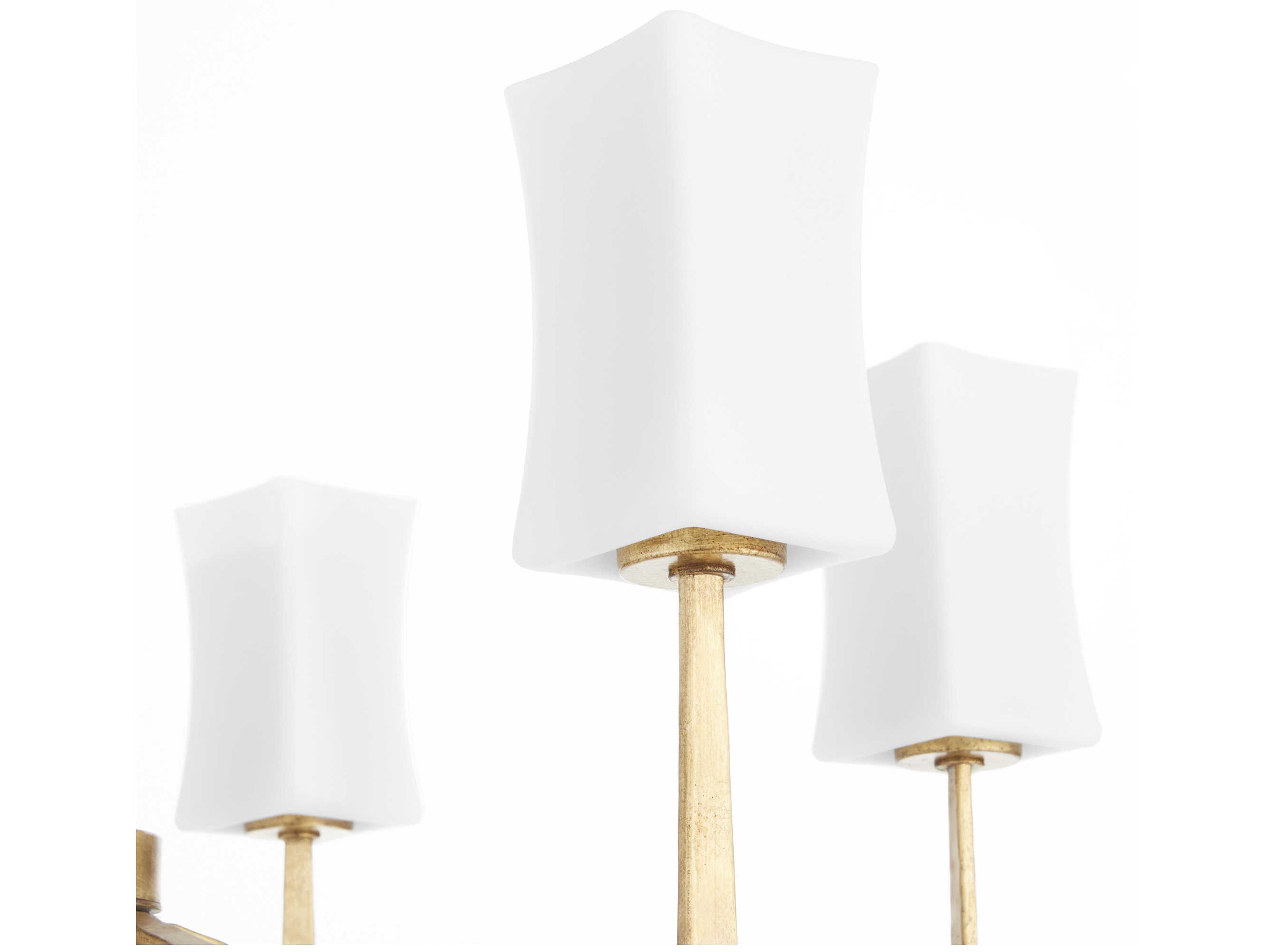 Quorum Ayala 6-Light Gold Leaf Chandelier