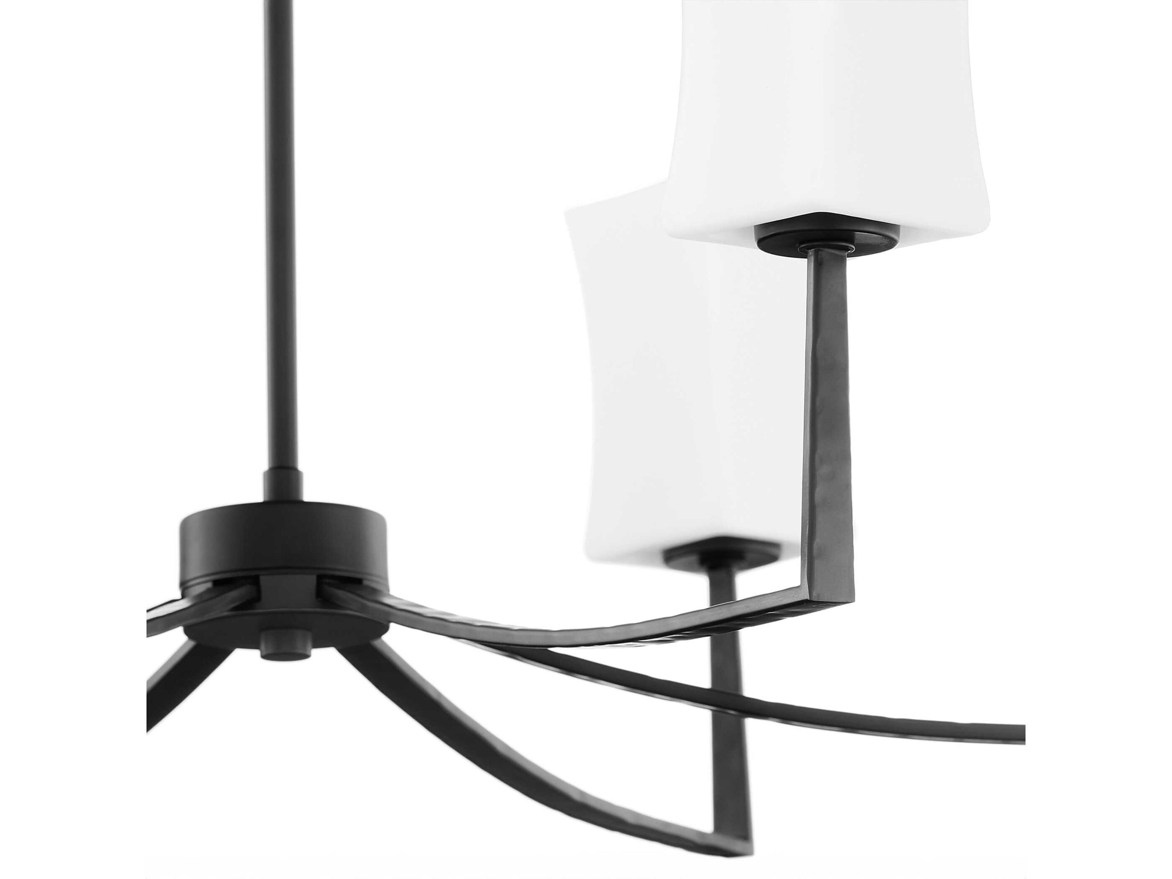Quorum Ayala 8-Light Matte Black Chandelier