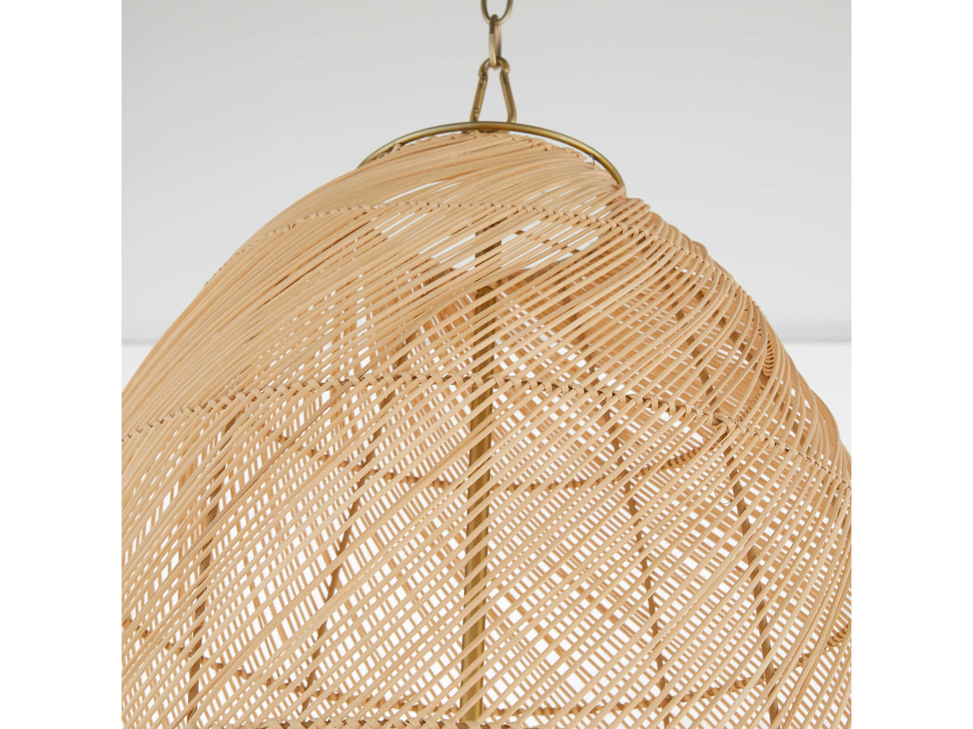 Quorum 5-Light Aged Brass Pendant